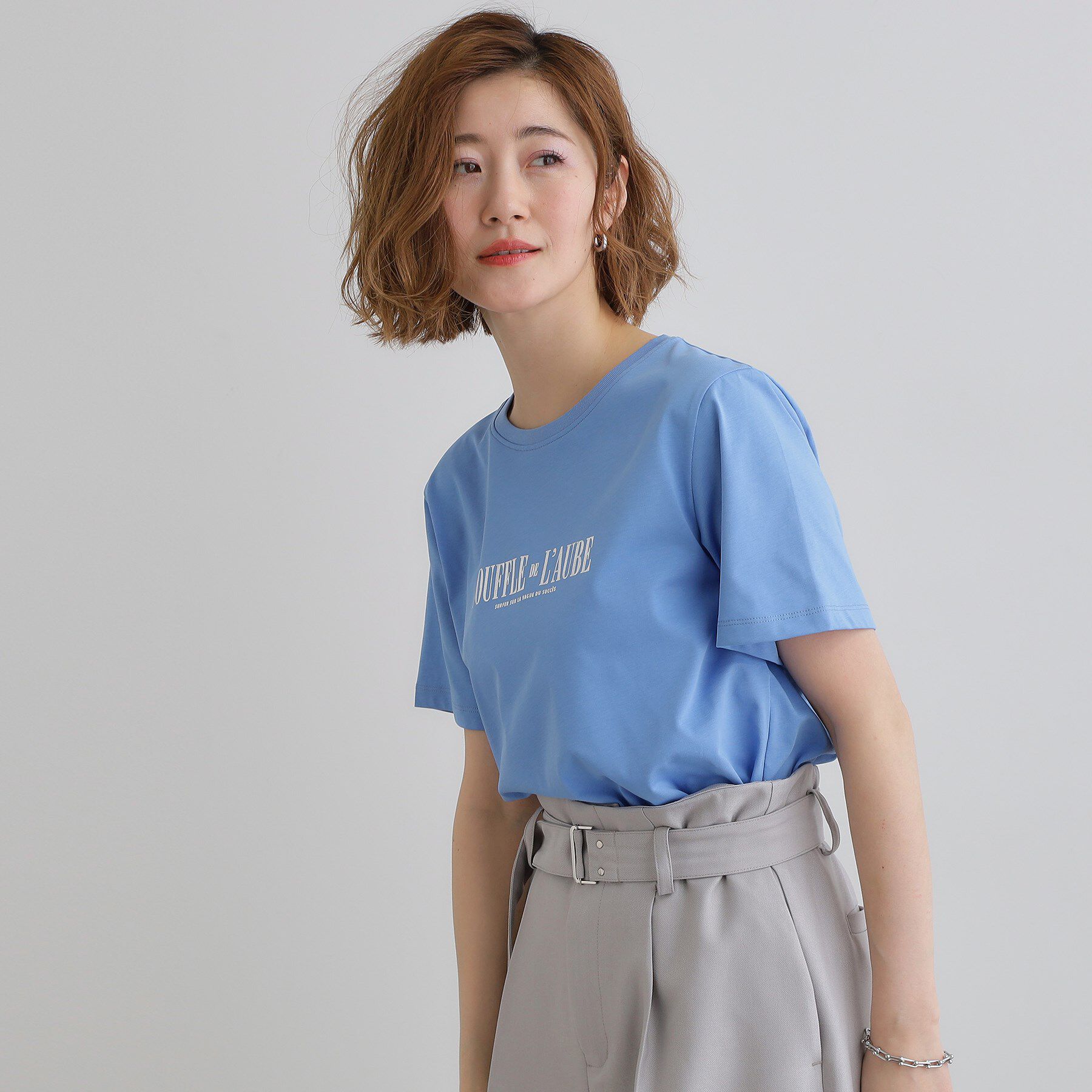 grove「【UVカット・接触冷感】ベーシックロゴTシャツ」|Tシャツ・カットソー|