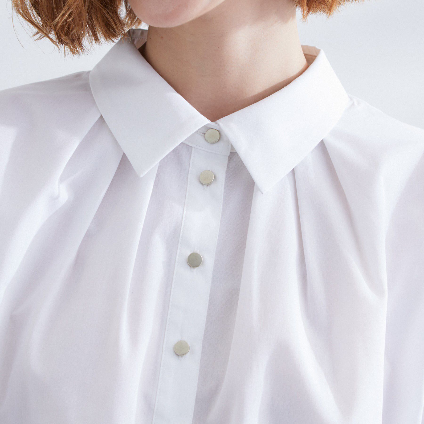 grove「【サスティナブル原料】衿付きドルマンタックシャツ」|シャツ・ブラウス|