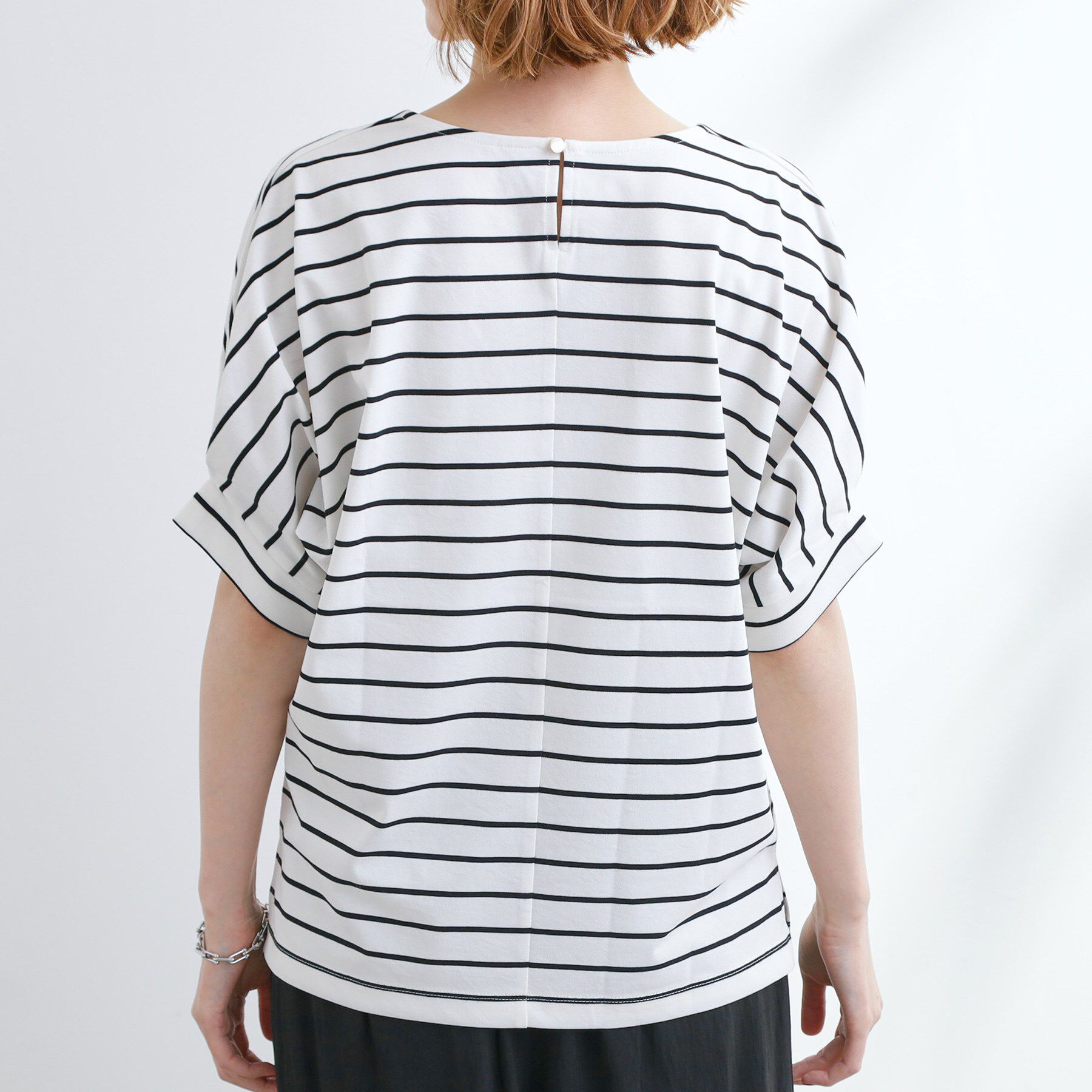 grove「【UVカット/ひんやり/二の腕カバー】タックドルマンプルオーバー」|Tシャツ・カットソー|