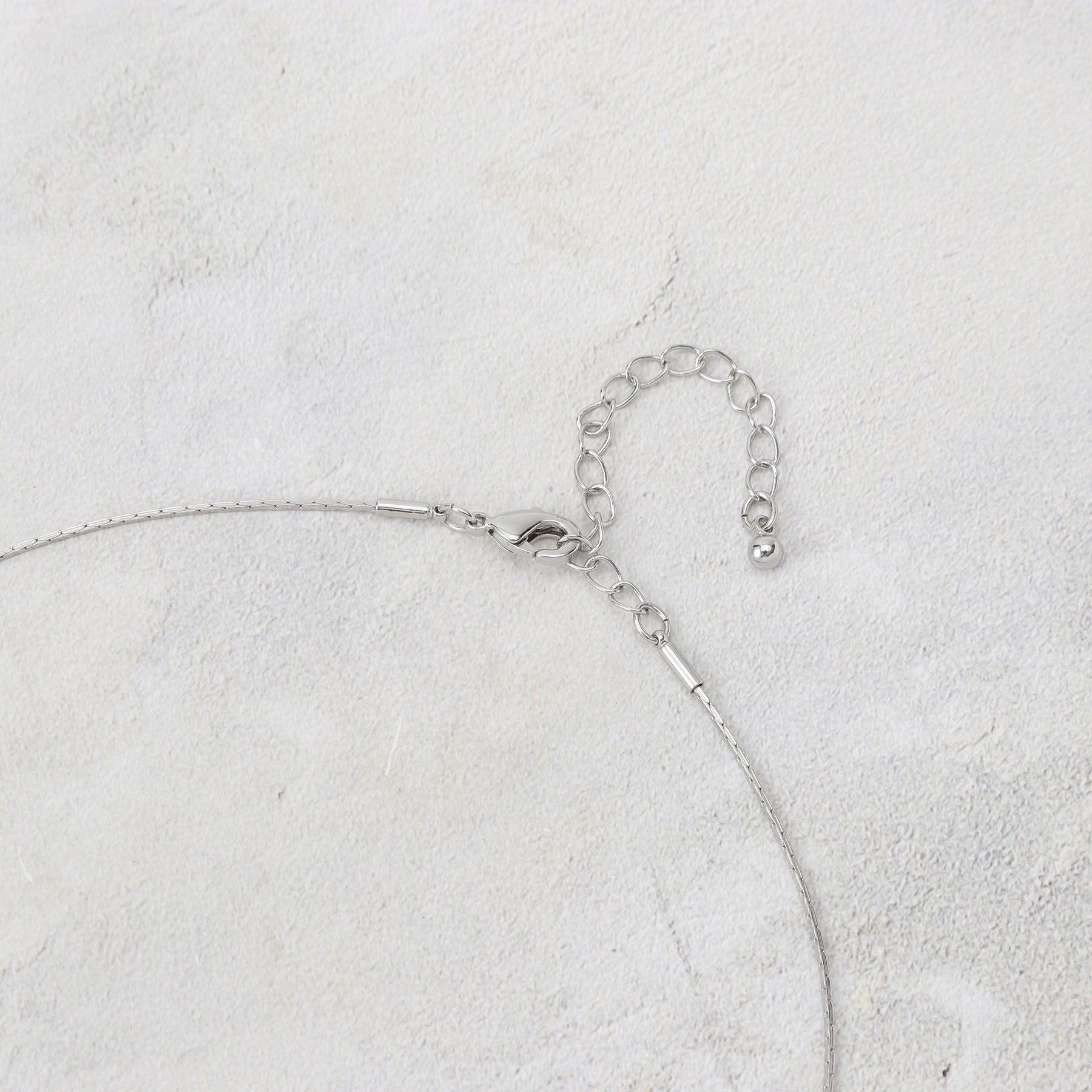 grove「メタルストーンショートネックレス」|ネックレス|