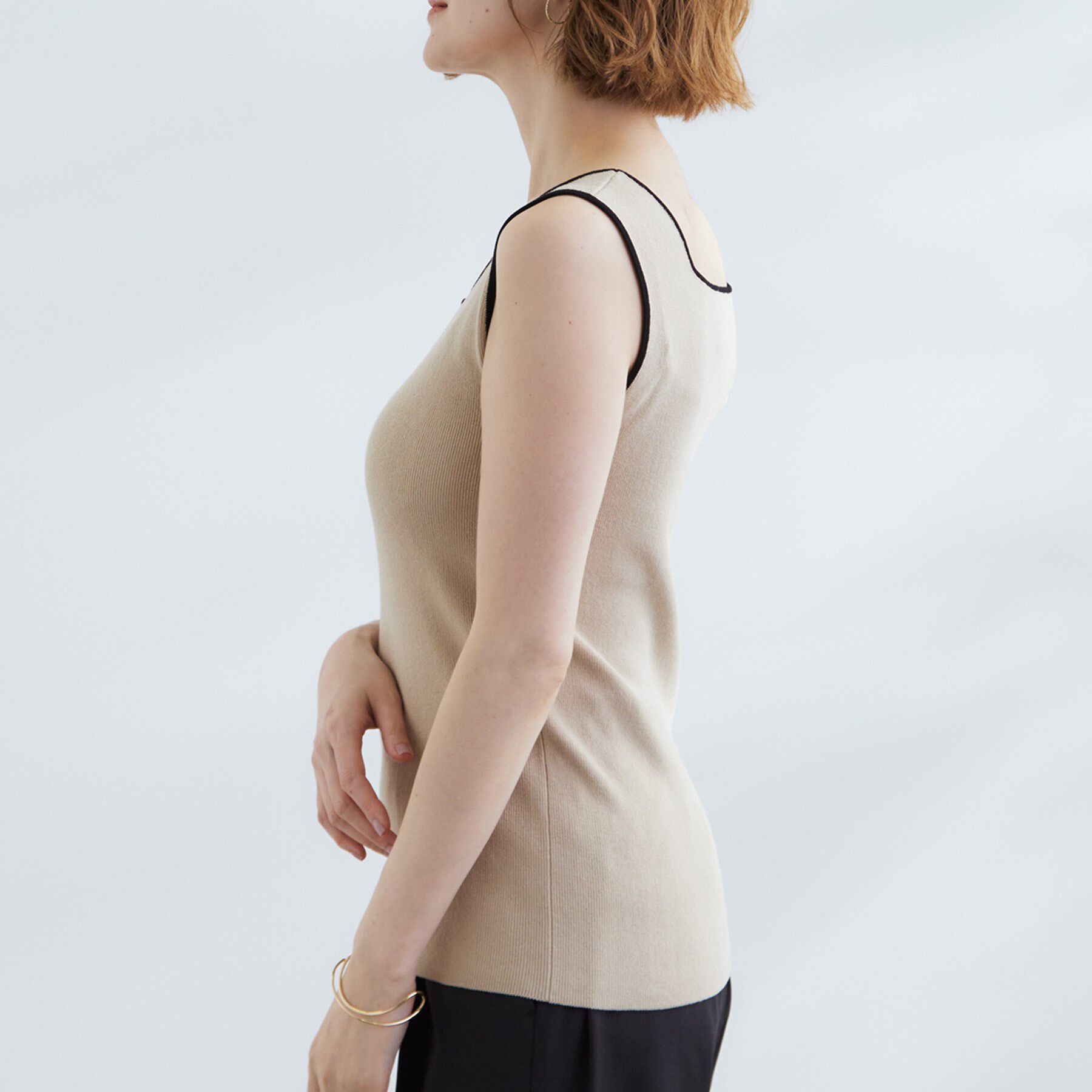 grove「2WAYスクエアネックタンク」|キャミソール|
