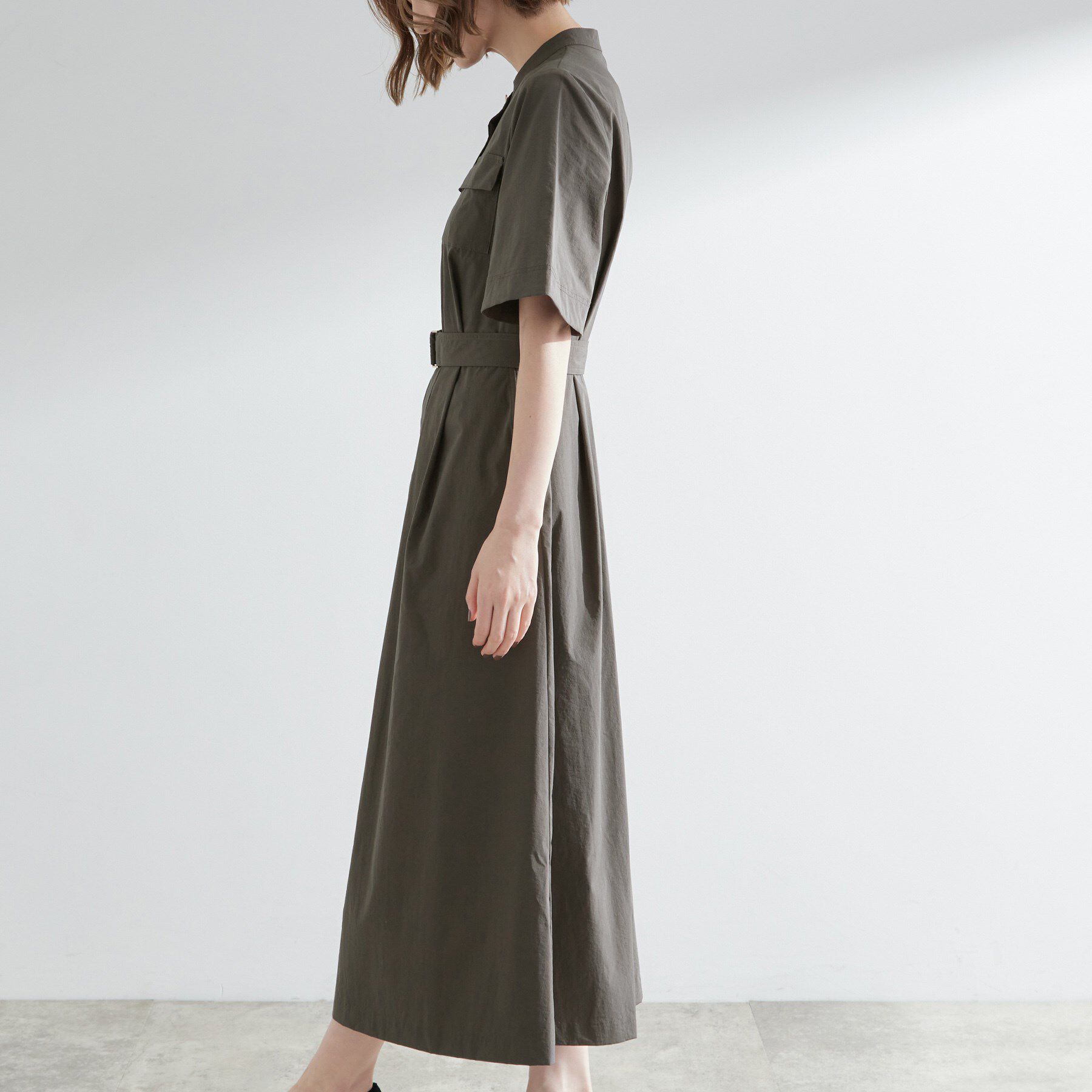 grove「軽やかに決まる　ワークシャツワンピース」|ワンピース|