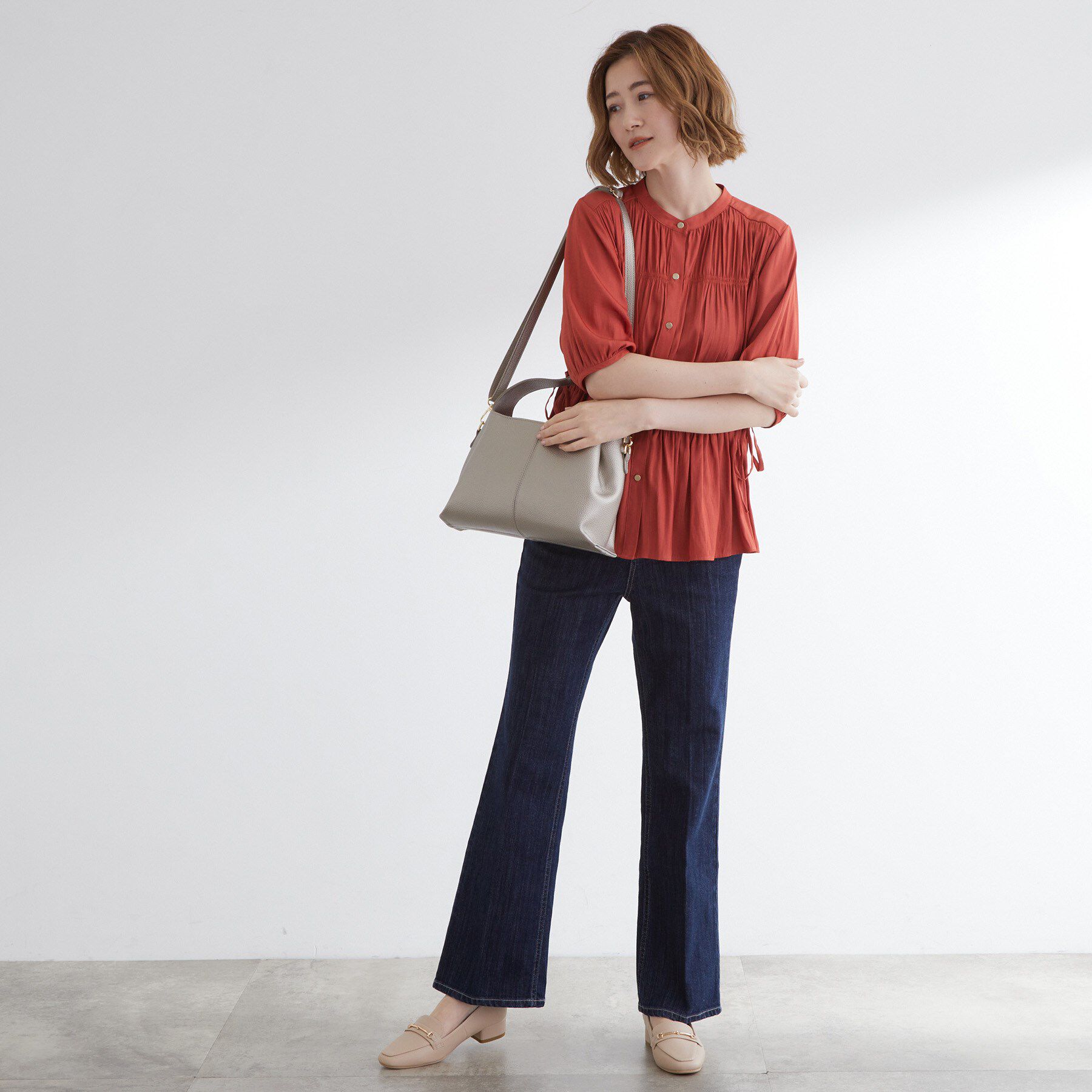 grove「タック2WAYワンショルダーバッグ」|ショルダー・メッセンジャー|