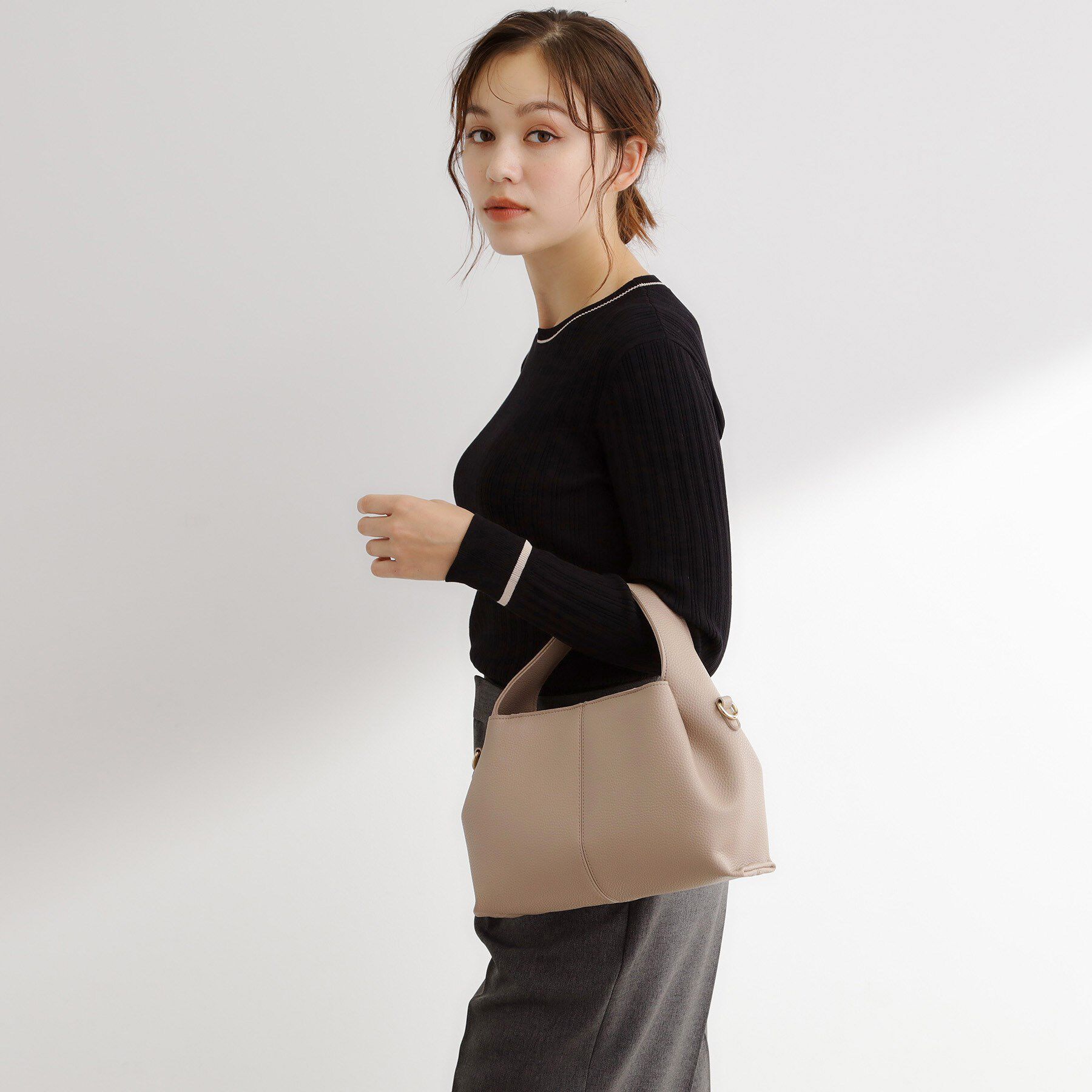 grove「タック2WAYワンショルダーバッグ」|ショルダー・メッセンジャー|