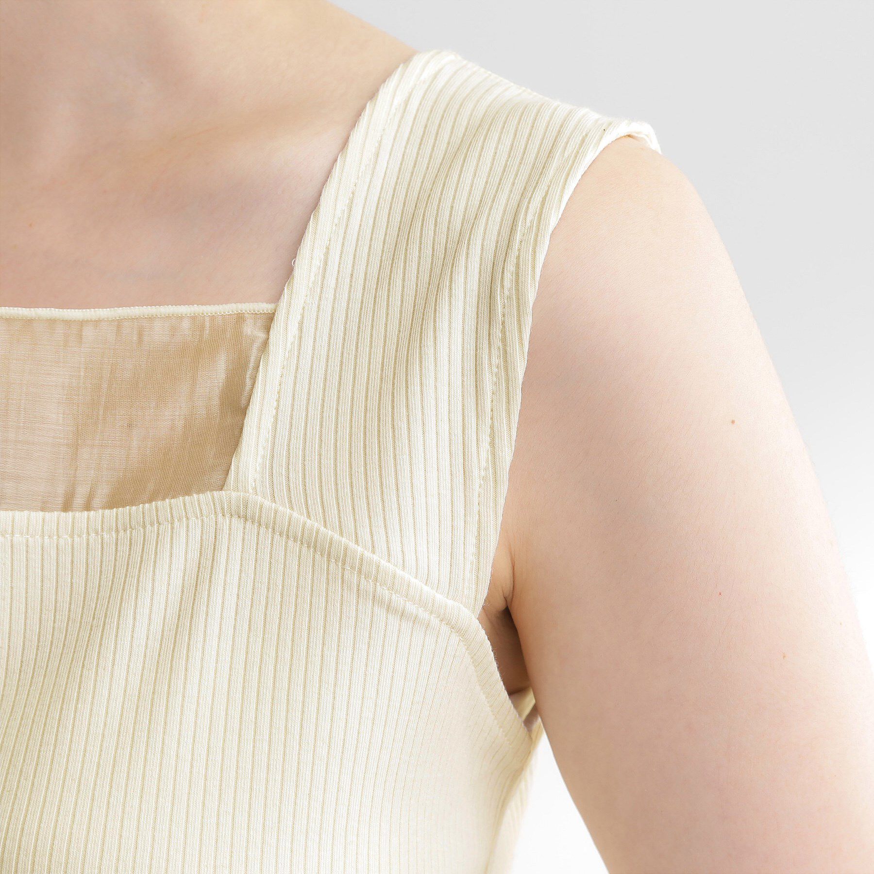 grove「シアードッキングタンクトップ」|キャミソール|