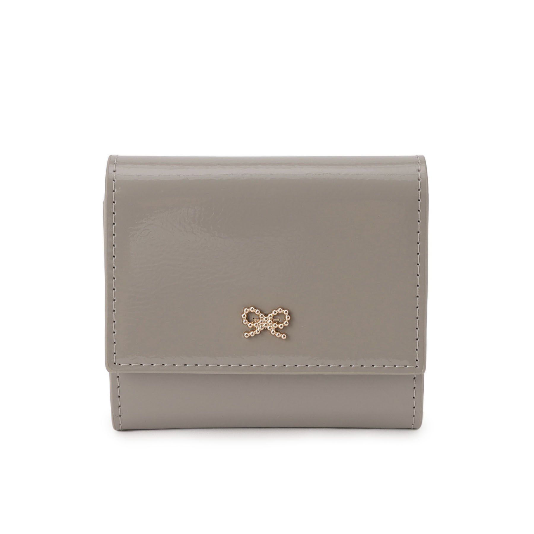 grove「エナメルリボン3つ折財布」|財布|