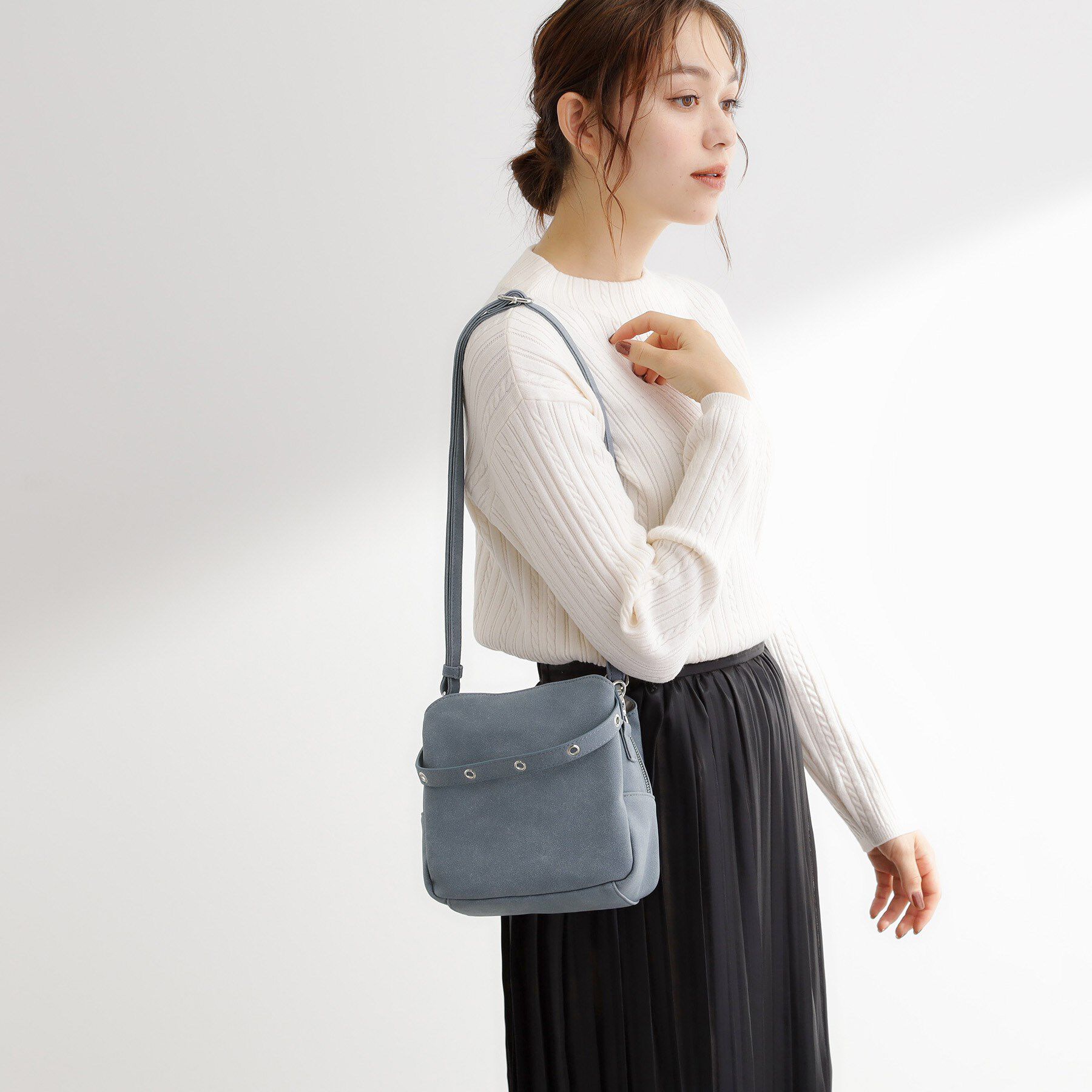 grove「スクエアハトメダブルショルダー」|ショルダー・メッセンジャー|