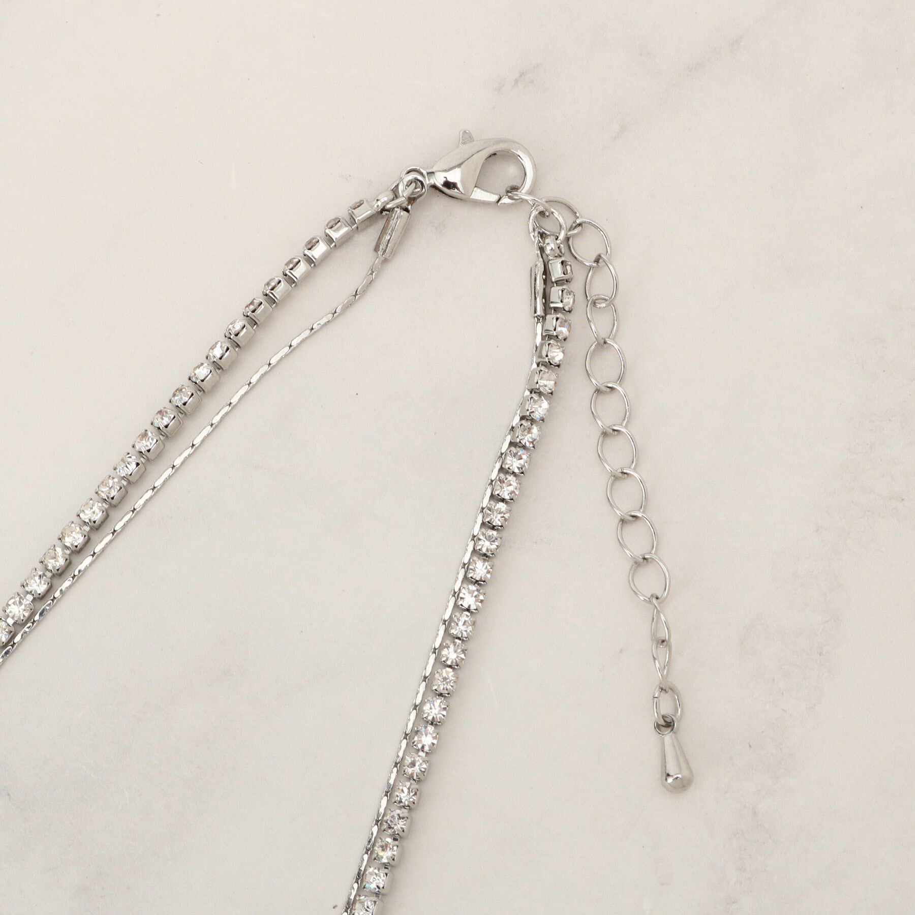 grove「ビジューレーン2連ネックレス」|ネックレス|