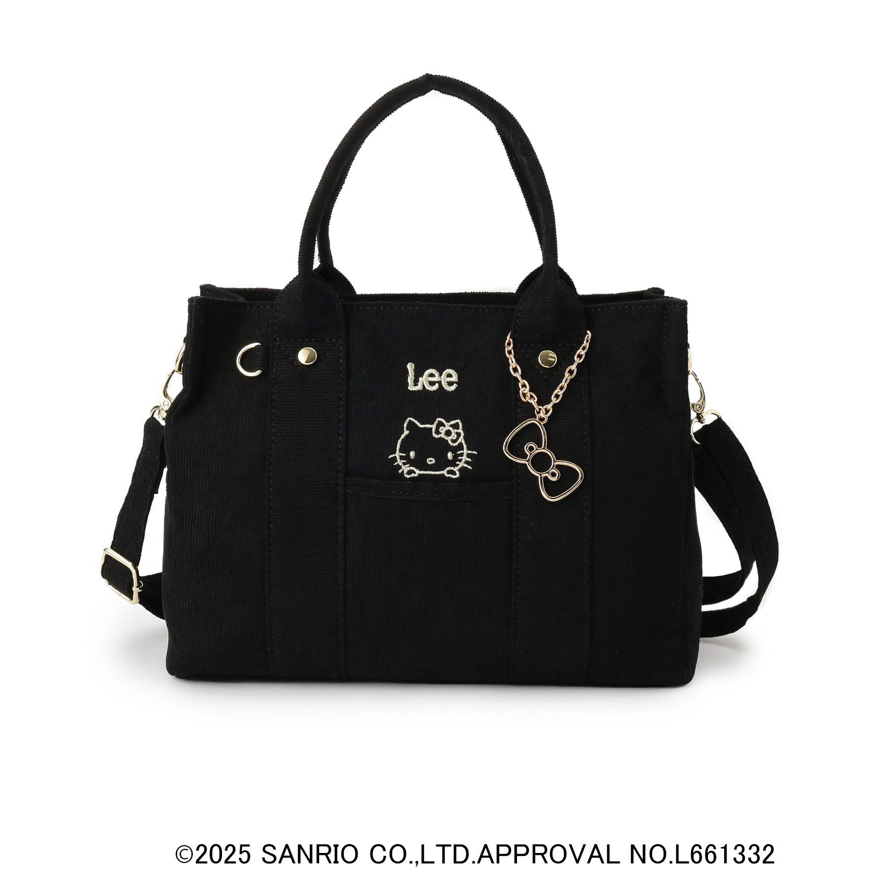 grove「【ハローキティ】Lee別注ポケット刺繍スクエアトート」|トートバッグ|