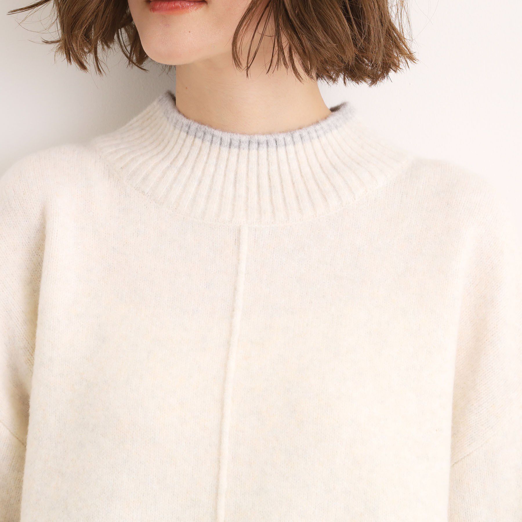 grove「【洗える】ふんわりウール混オーバーサイズニット」|ニット・セーター|