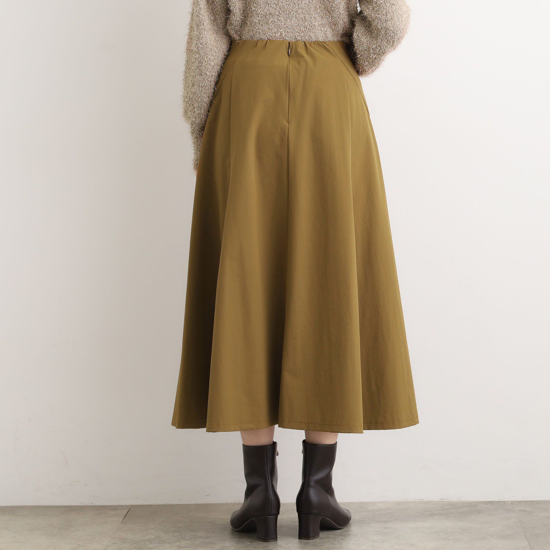 grove「もっちりナイロンストレッチトラペーズスカート」|スカート|