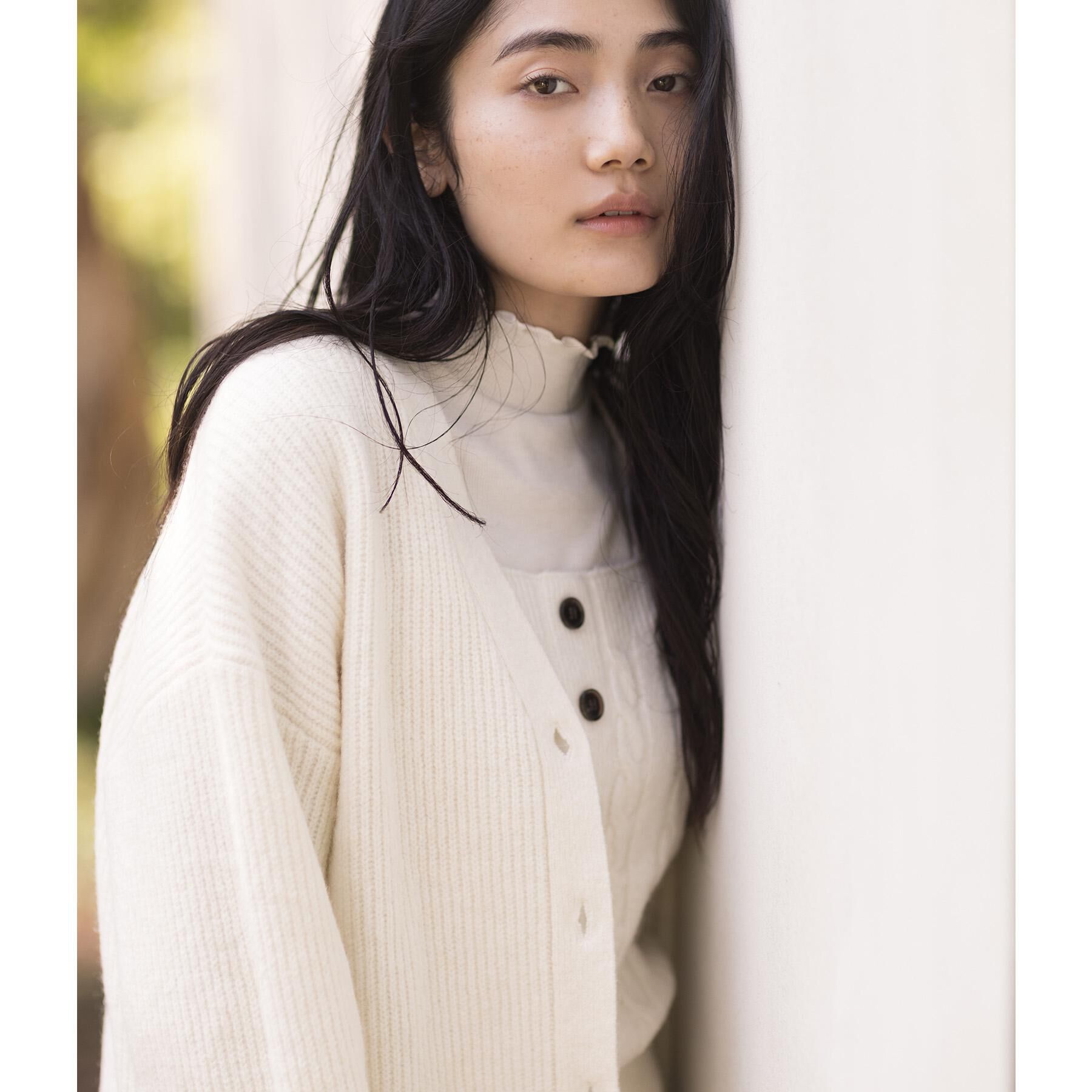 grove「【SETITEM】オーバーサイズ畔カーディガン」|カーディガン|