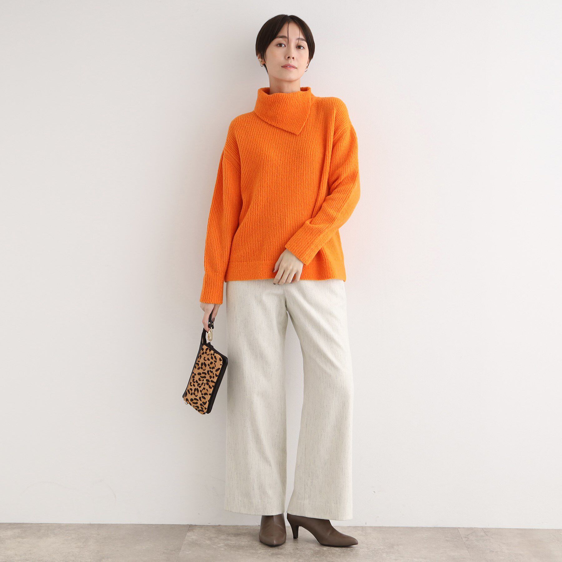 INDIVI「【褒められパンツ／ウール混】ワイドパンツ」|その他|