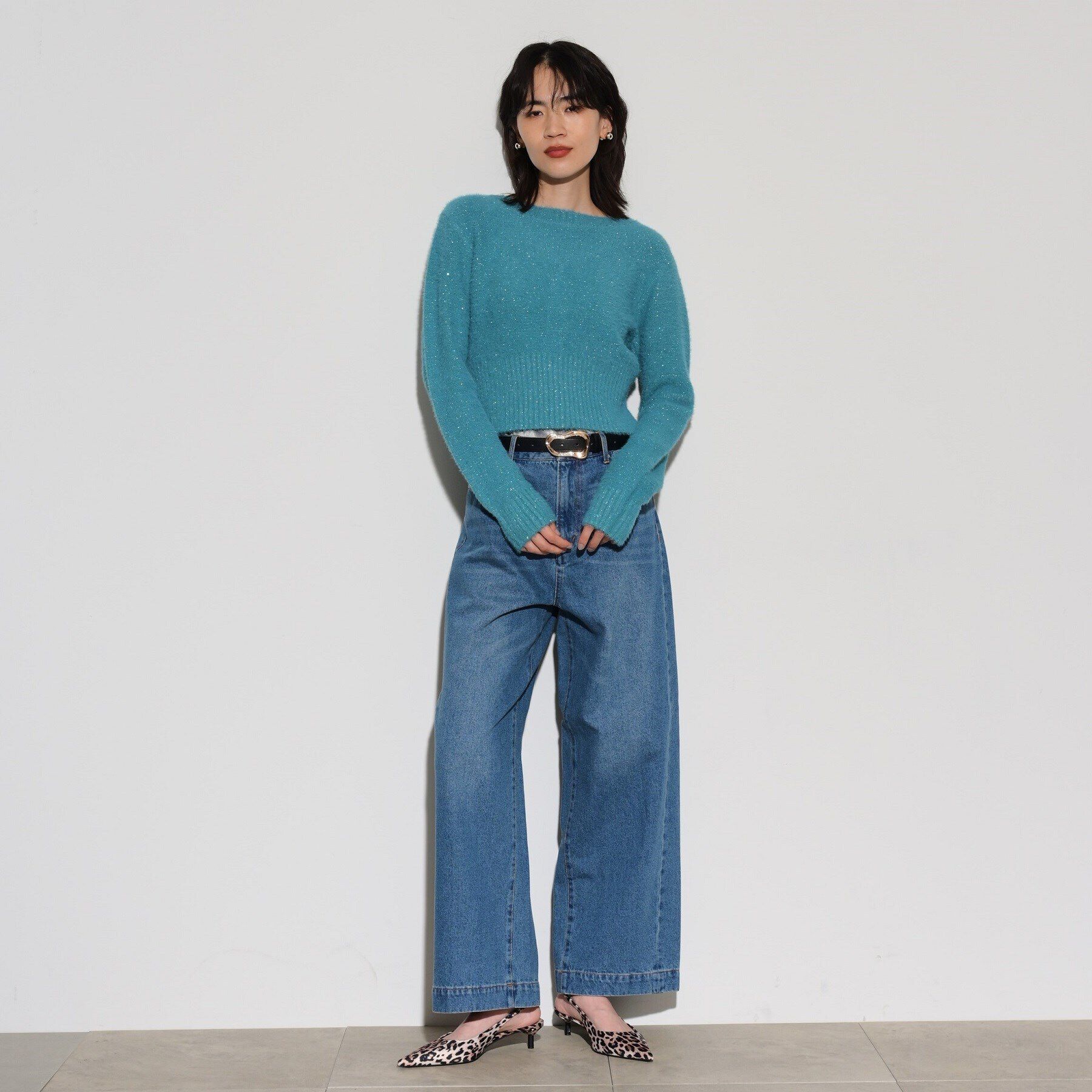 GALLEST「ワイドシームデニム」|デニム|