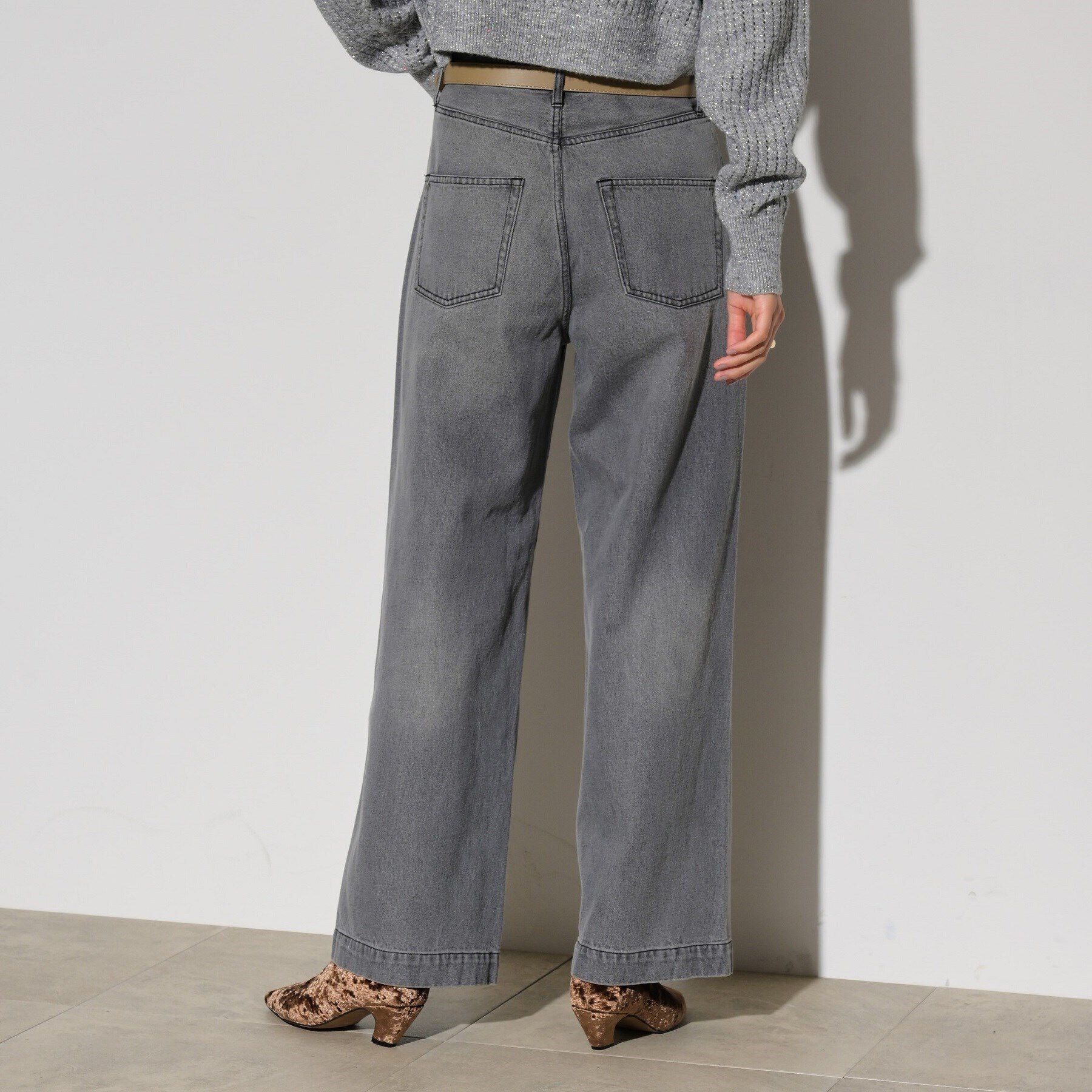 GALLEST「ワイドシームデニム」|デニム|