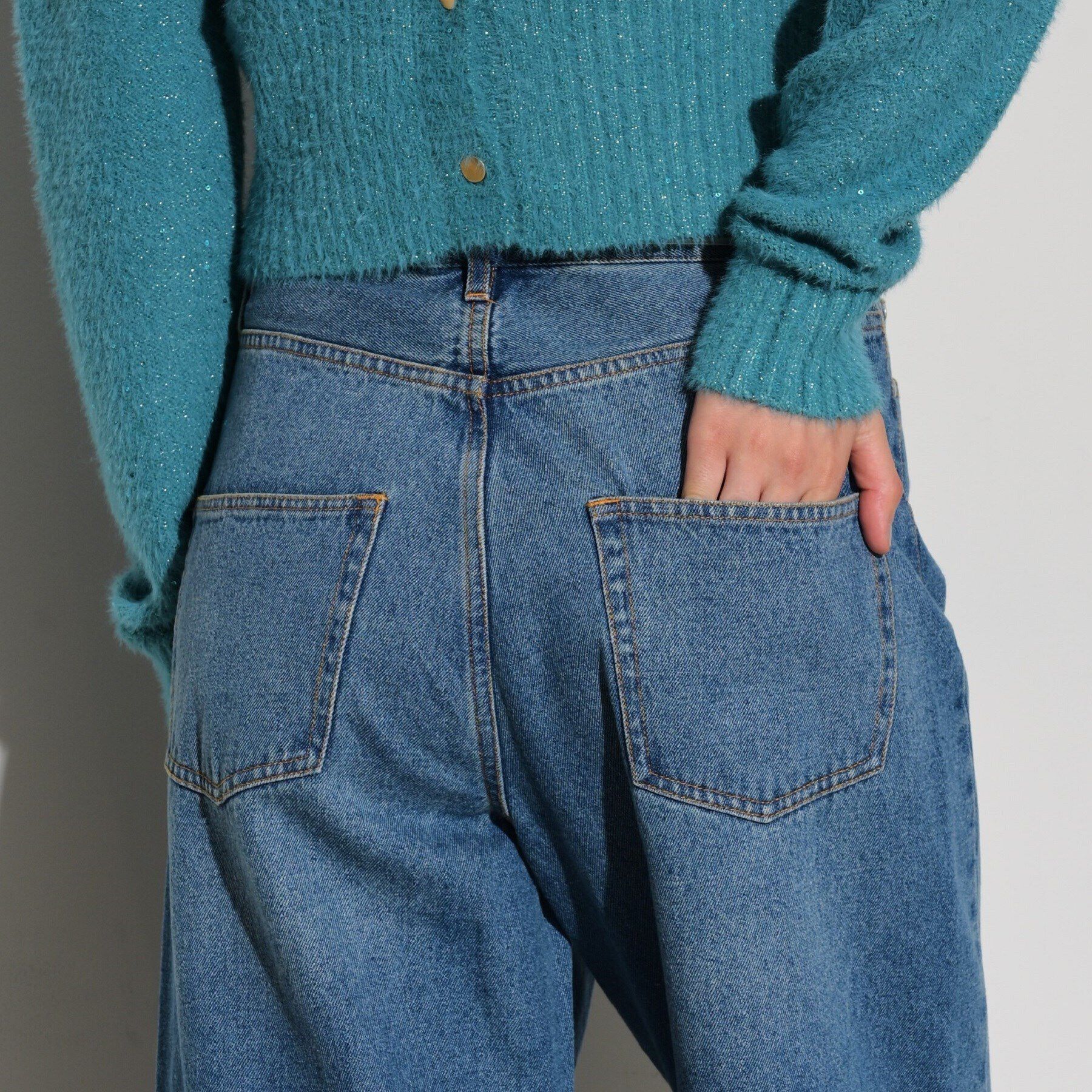 GALLEST「ワイドシームデニム」|デニム|