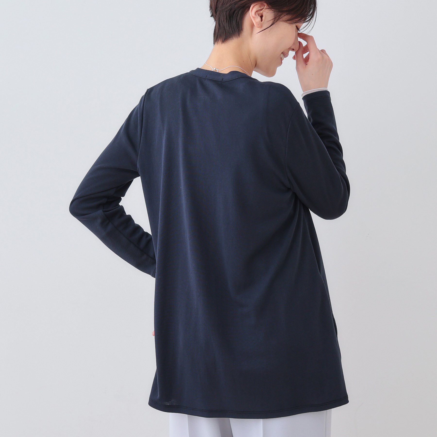 INDIVI「【UVケア／接触冷感】ベーシック着流しカーディガン」|カーディガン|