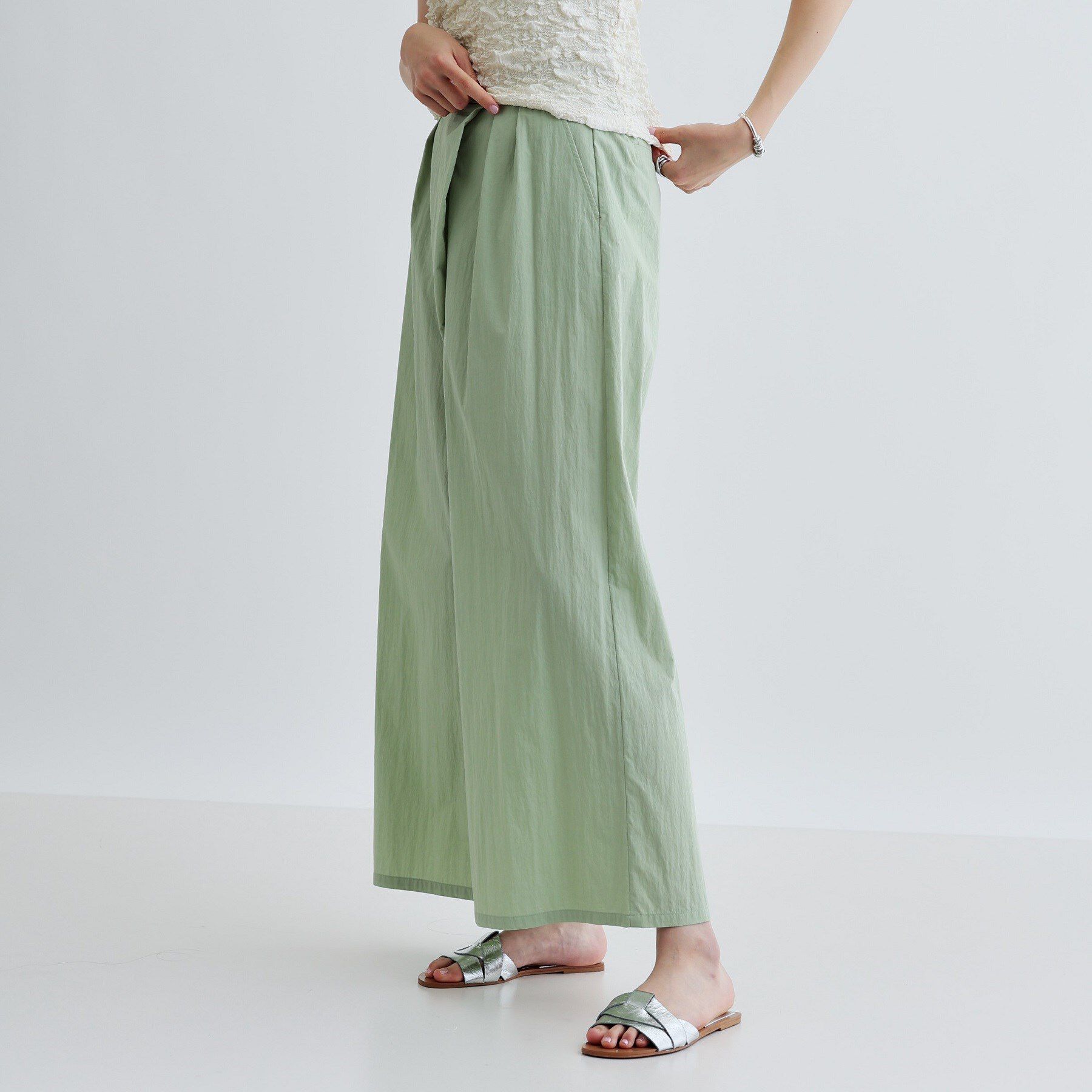 GALLEST「タイプライターラップワイドパンツ」|その他|