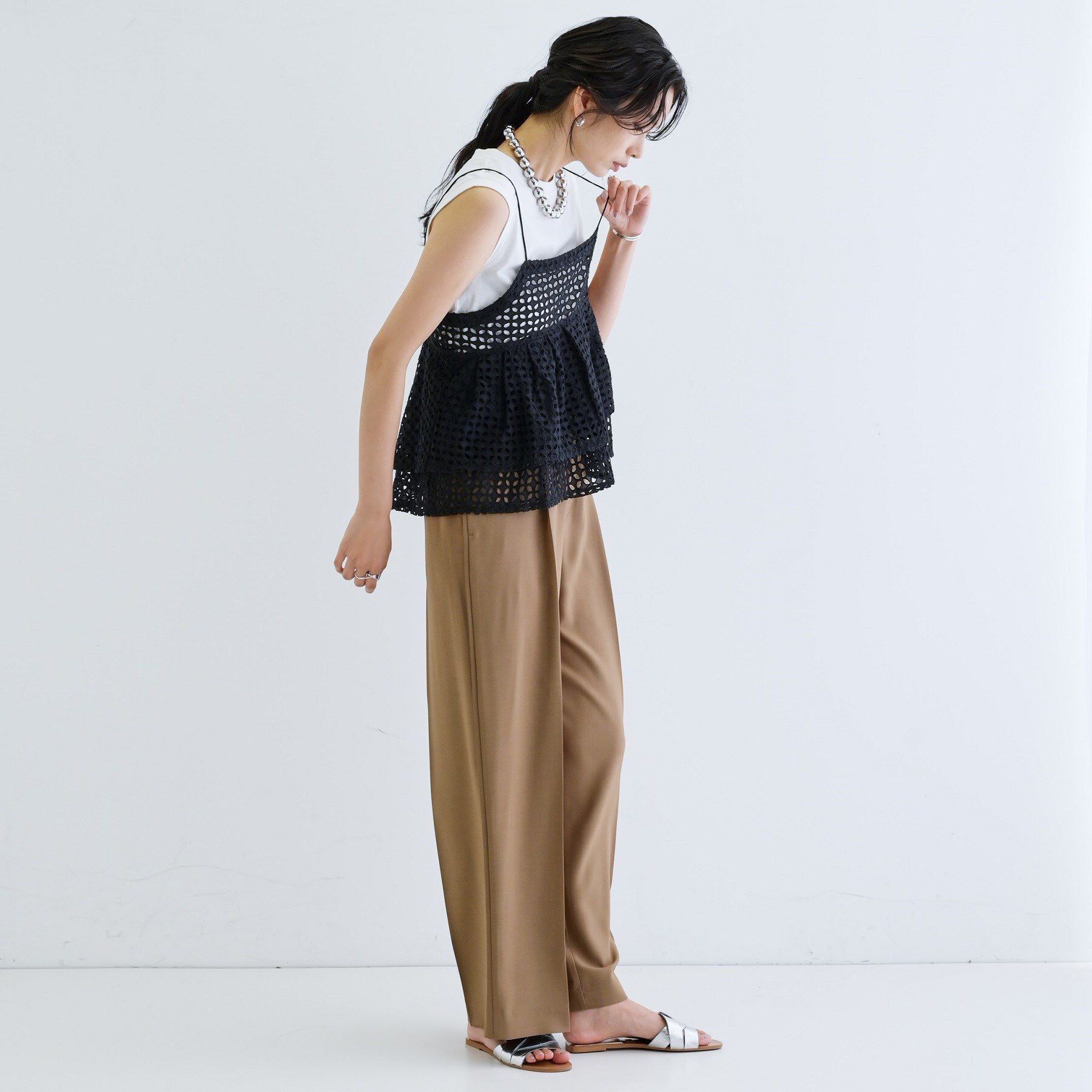 GALLEST「ティアードキャミSETカットソー」|Tシャツ・カットソー|