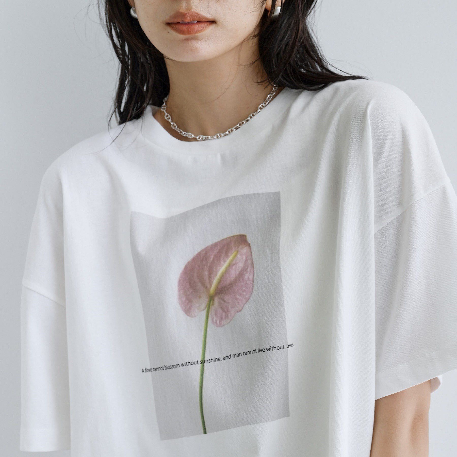 GALLEST「【一部店舗限定】フラワープリントT」|Tシャツ・カットソー|