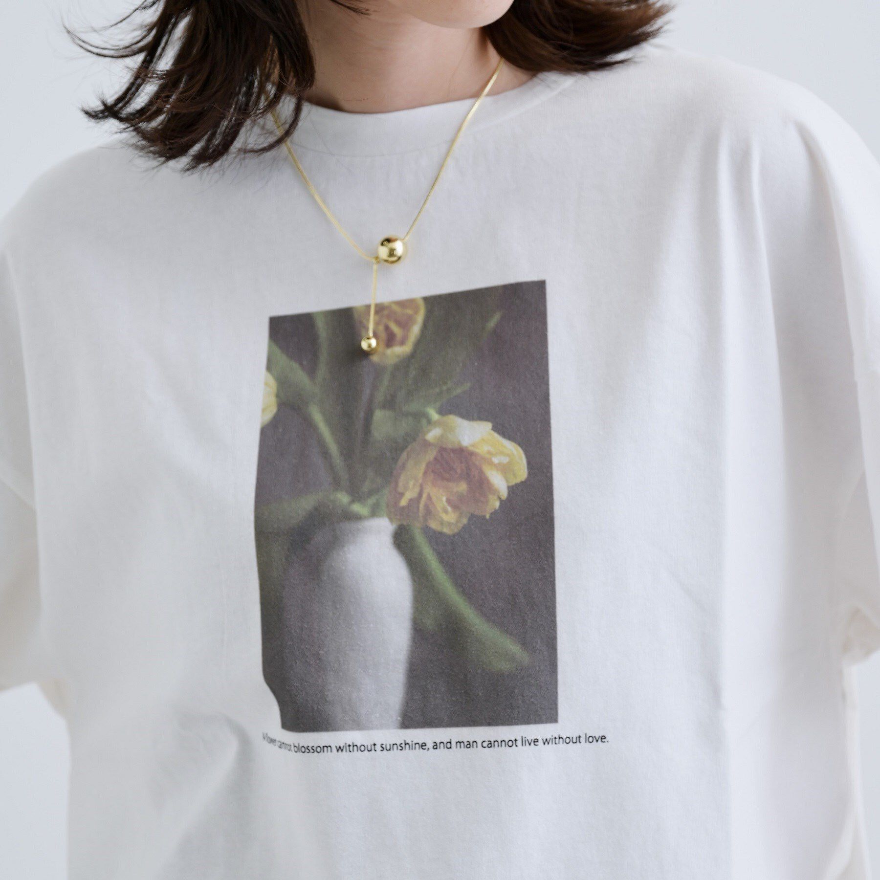 GALLEST「【一部店舗限定】フラワープリントT」|Tシャツ・カットソー|