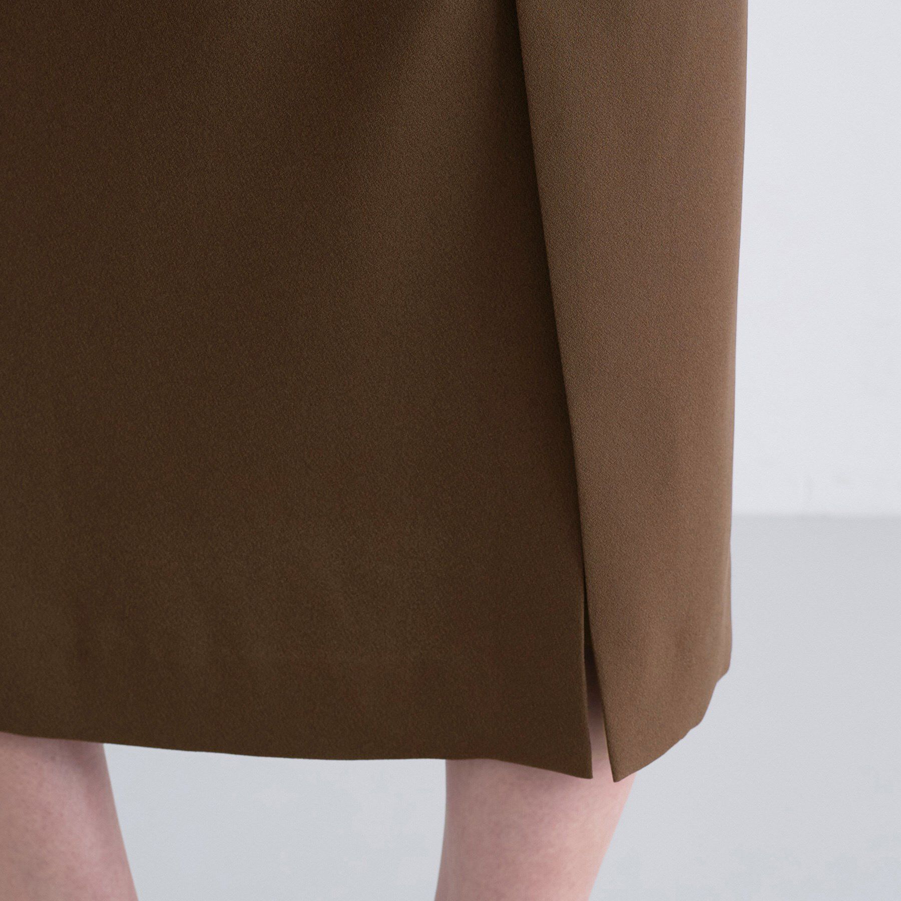 INDIVI「【洗える／UVケア／吸汗速乾】ジョーゼットナロースカート」|スカート|