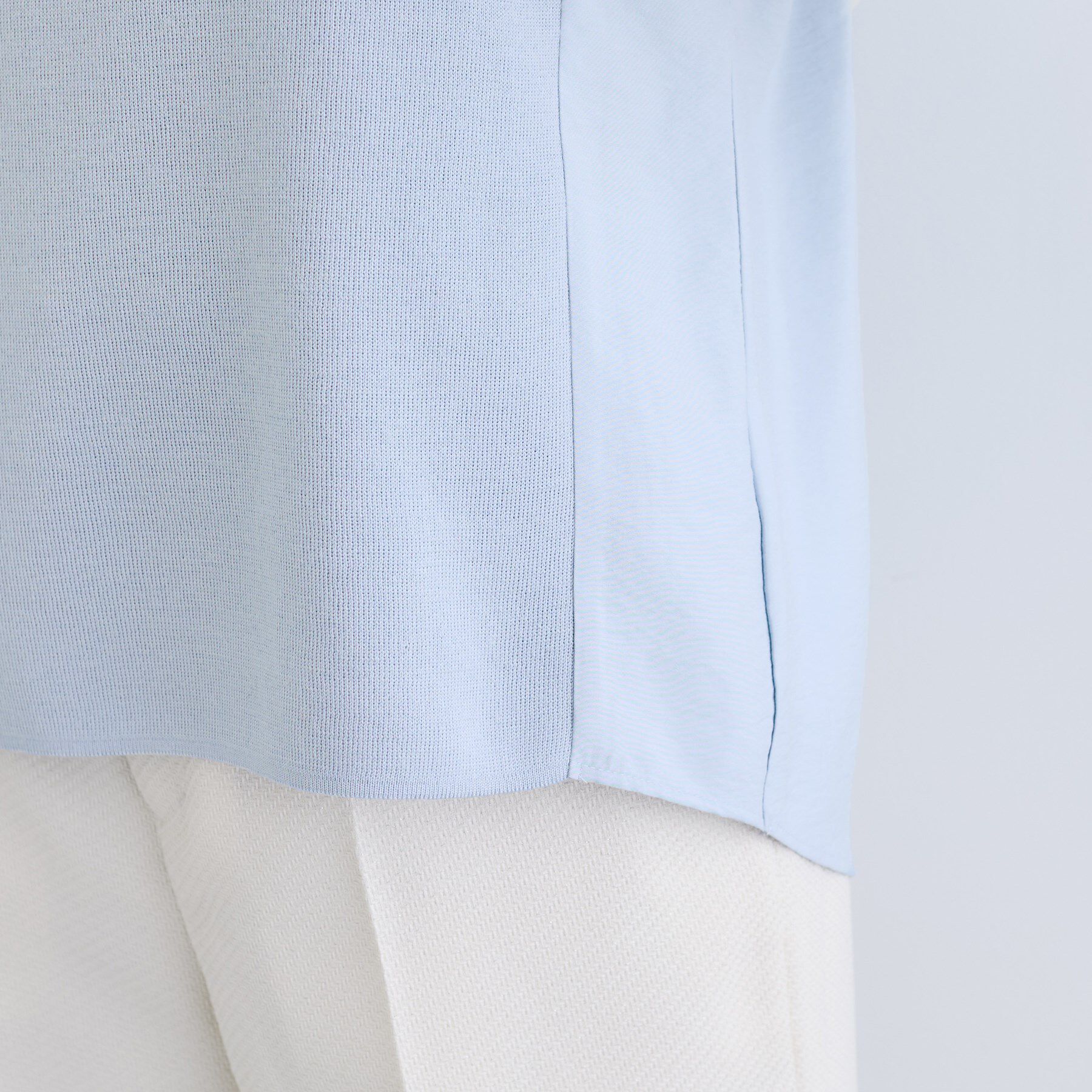 INDIVI「【洗える／選べる8色】トーンアップニット」|ニット・セーター|