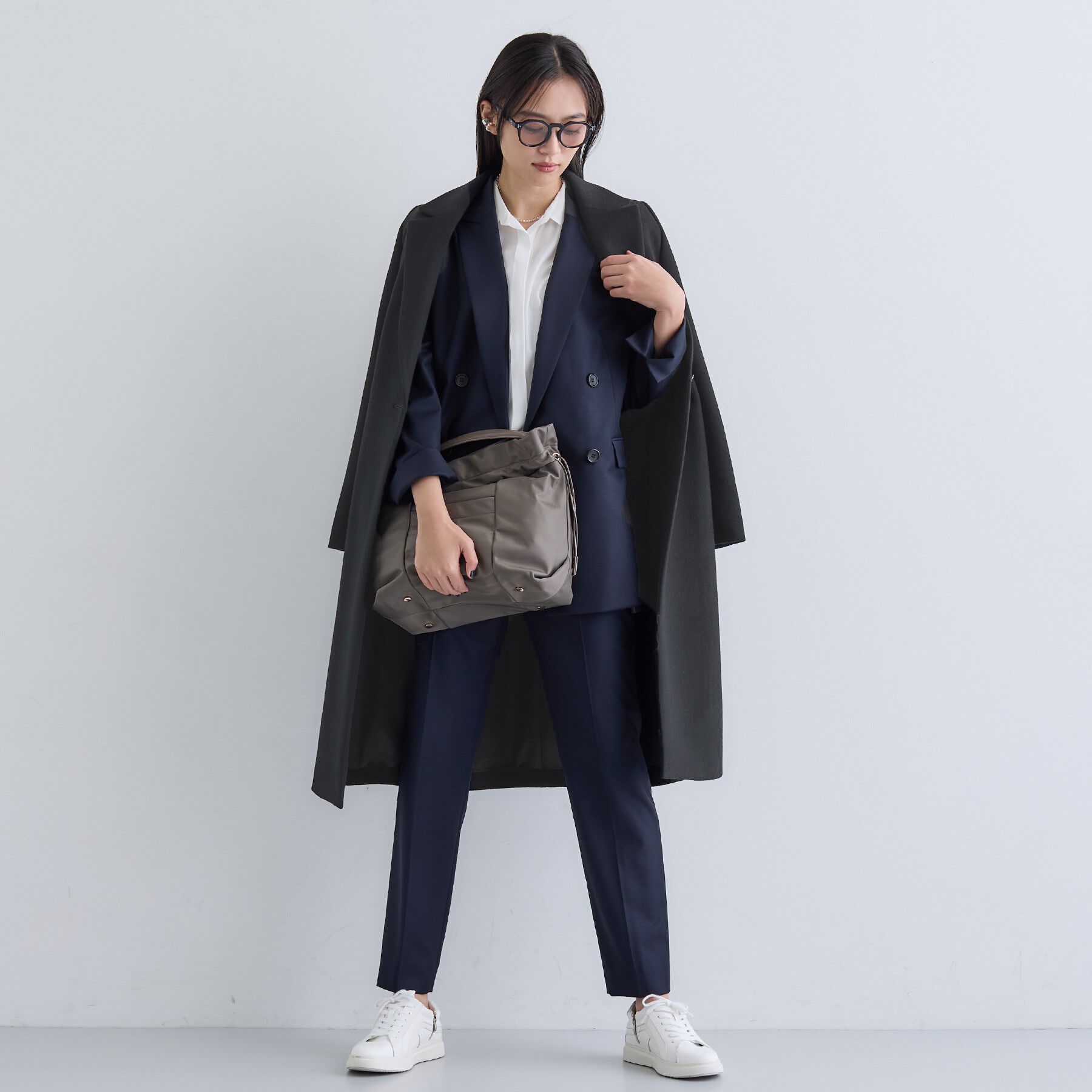 INDIVI「【名品コート／日本製】ウール100％チェスターコート」|チェスターコート|