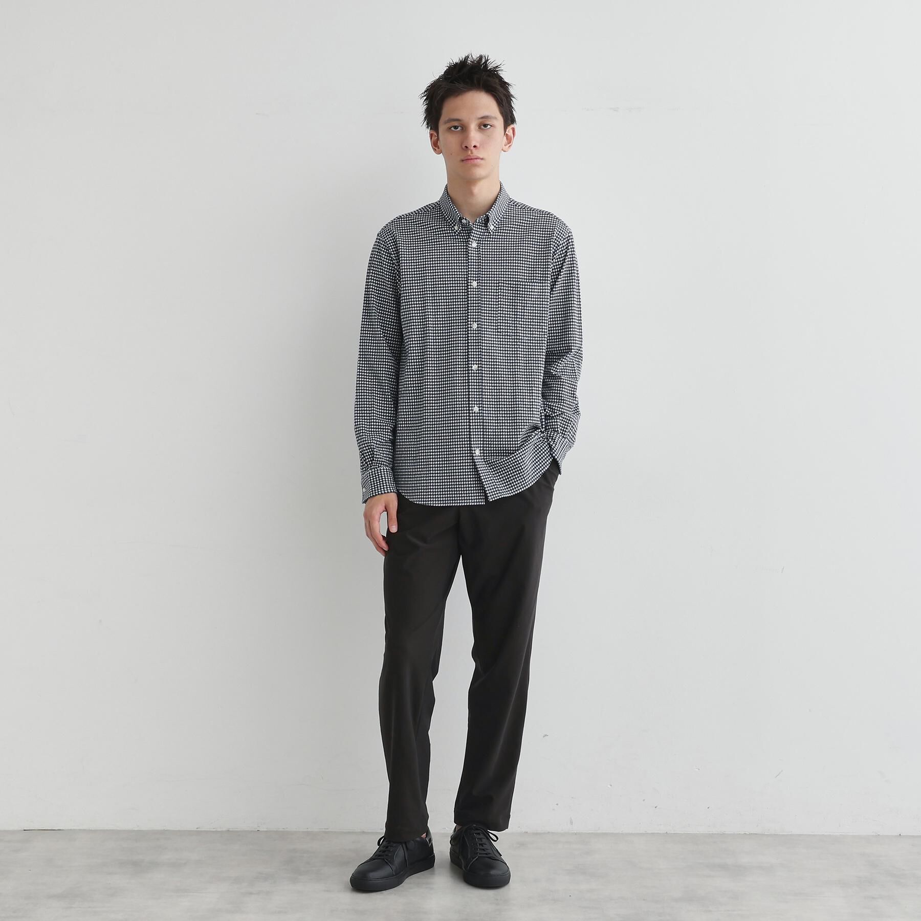 TAKEO KIKUCHI「【抗菌防臭】サッカーギンガムチェック ボタンダウンシャツ」|シャツ・ブラウス|