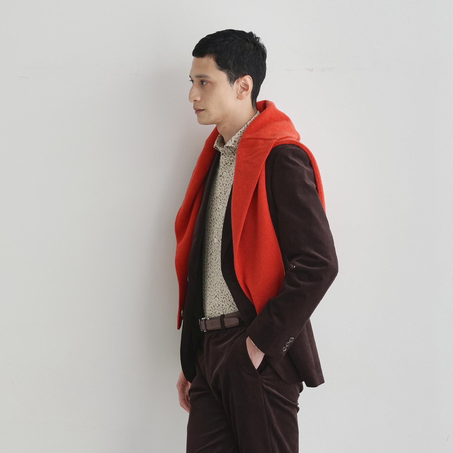 TAKEO KIKUCHI「クールマックス 鹿の子 フラワープリントシャツ」|シャツ・ブラウス|