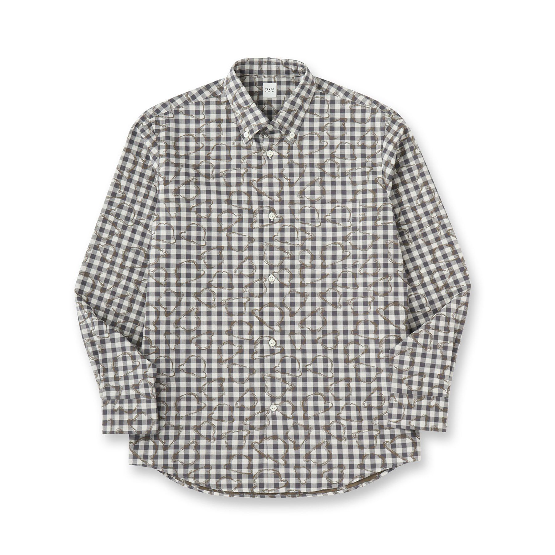 TAKEO KIKUCHI「チェックボーラーガーゼシャツ」|シャツ・ブラウス|