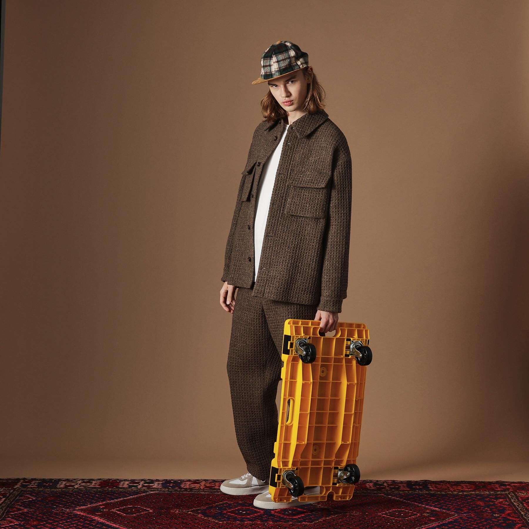 40CARATS&525「ウールワッフルオーバーシャツ」|シャツ・ブラウス|