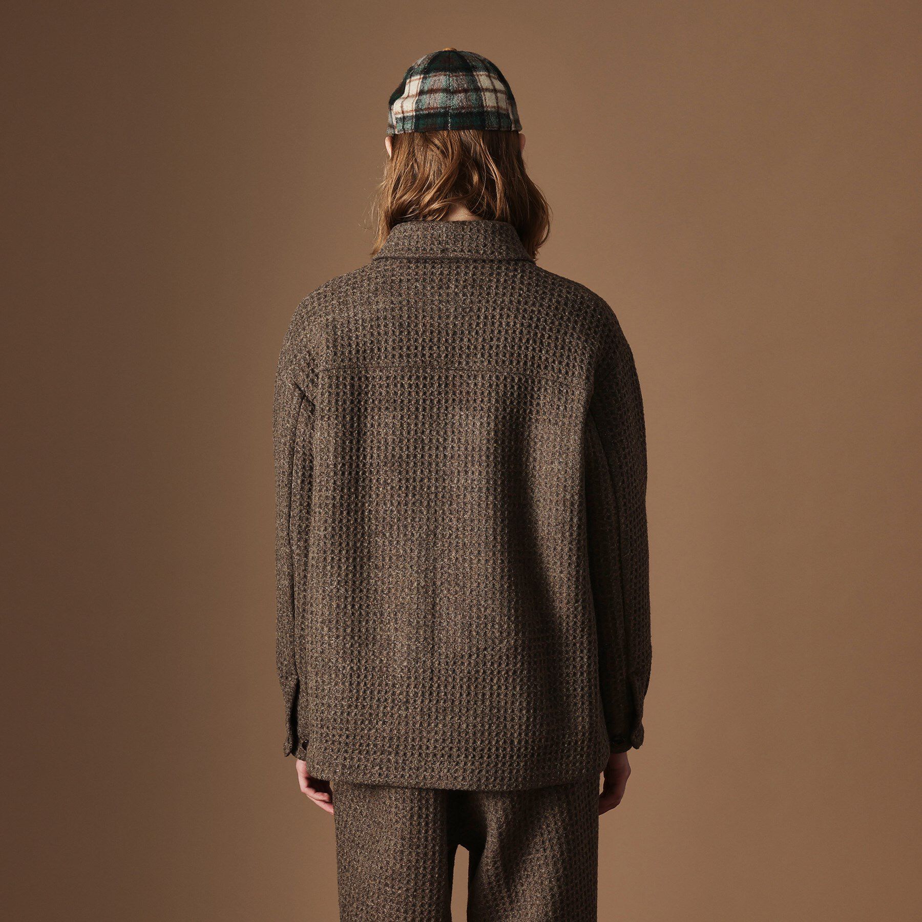 40CARATS&525「ウールワッフルオーバーシャツ」|シャツ・ブラウス|