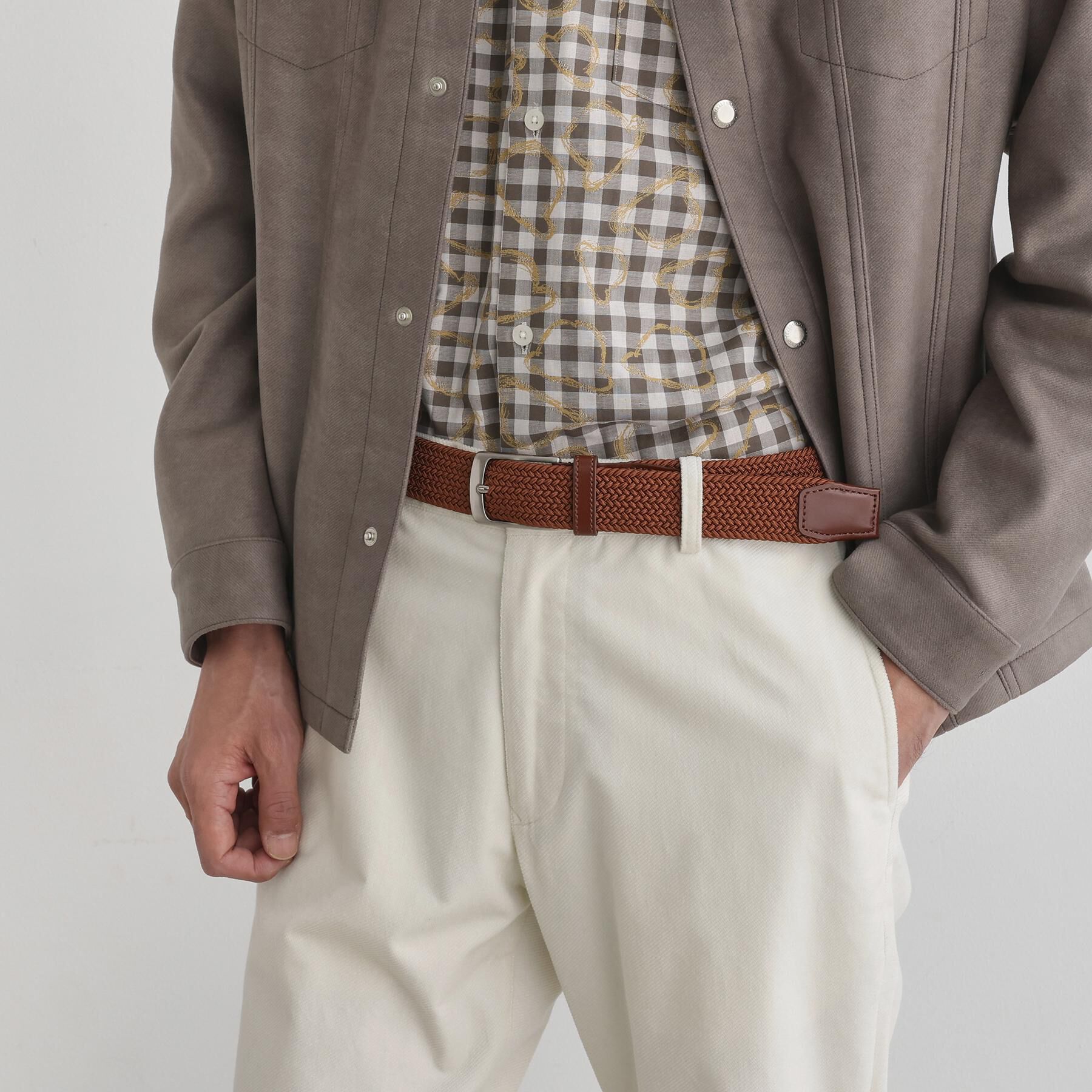 TAKEO KIKUCHI「ドモドッソラ ゴムメッシュベルト」|ベルト|