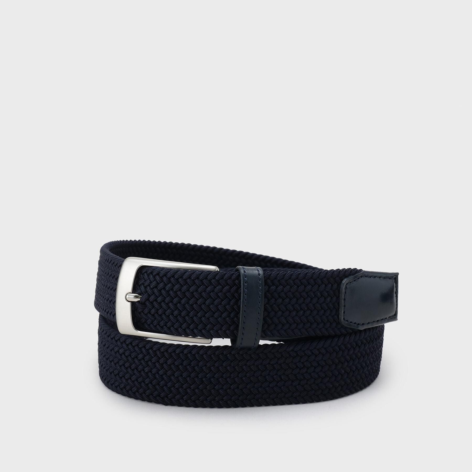 TAKEO KIKUCHI「ドモドッソラ ゴムメッシュベルト」|ベルト|ネイビー(094)