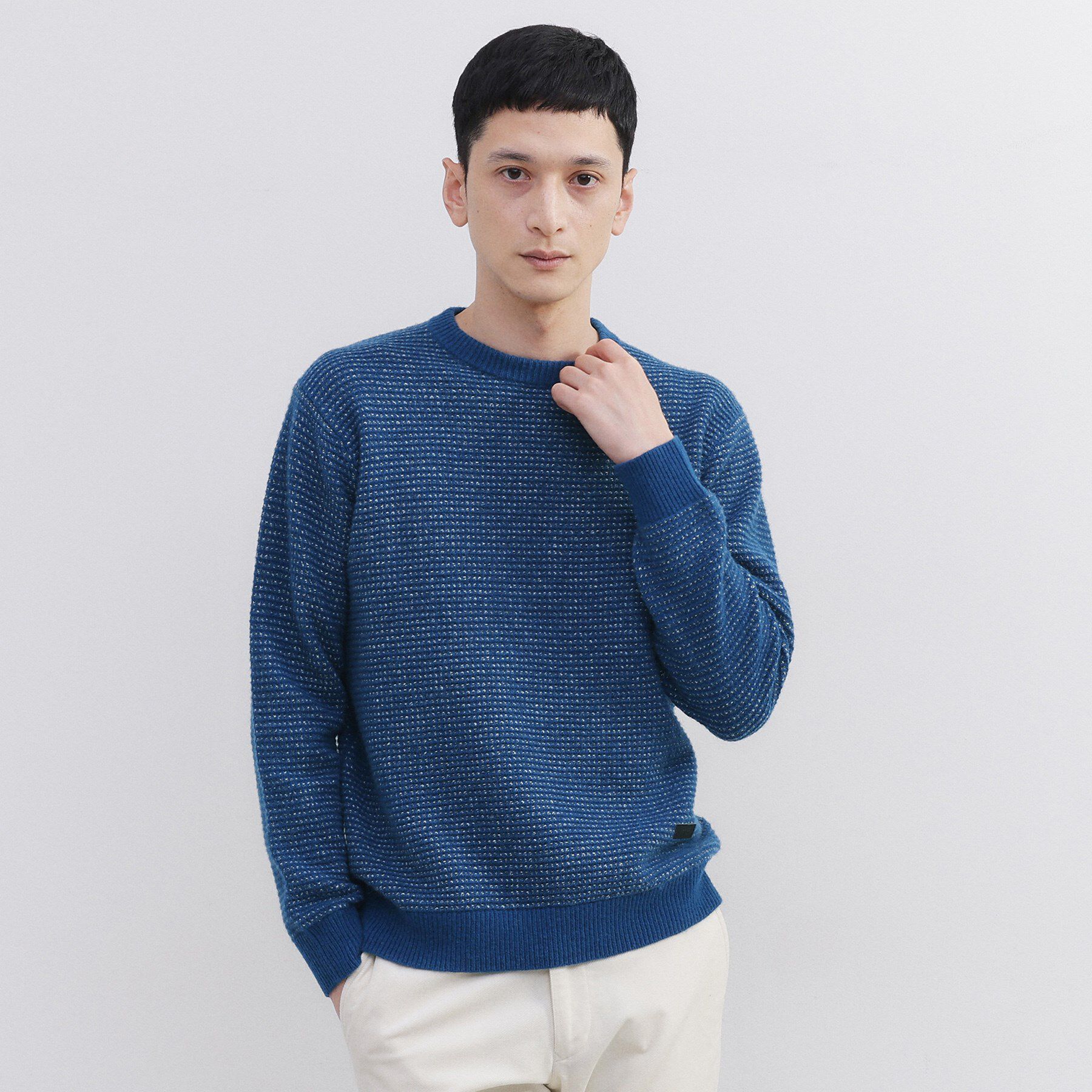 TAKEO KIKUCHI「メランジ ニットプルオーバー」|ニット・セーター|