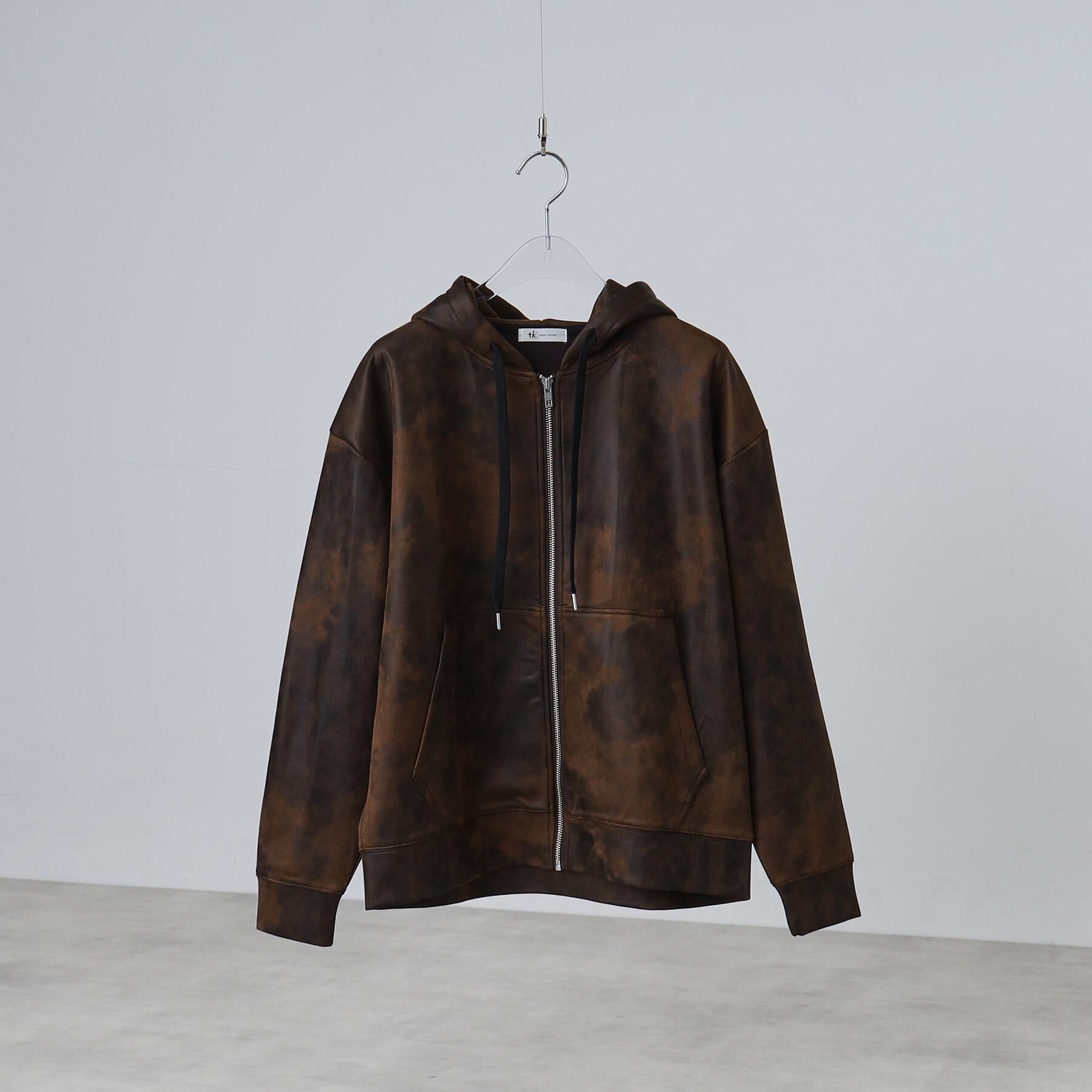 tk.TAKEO KIKUCHI「ヴィンテージライクプリント ジップパーカー」|パーカー|