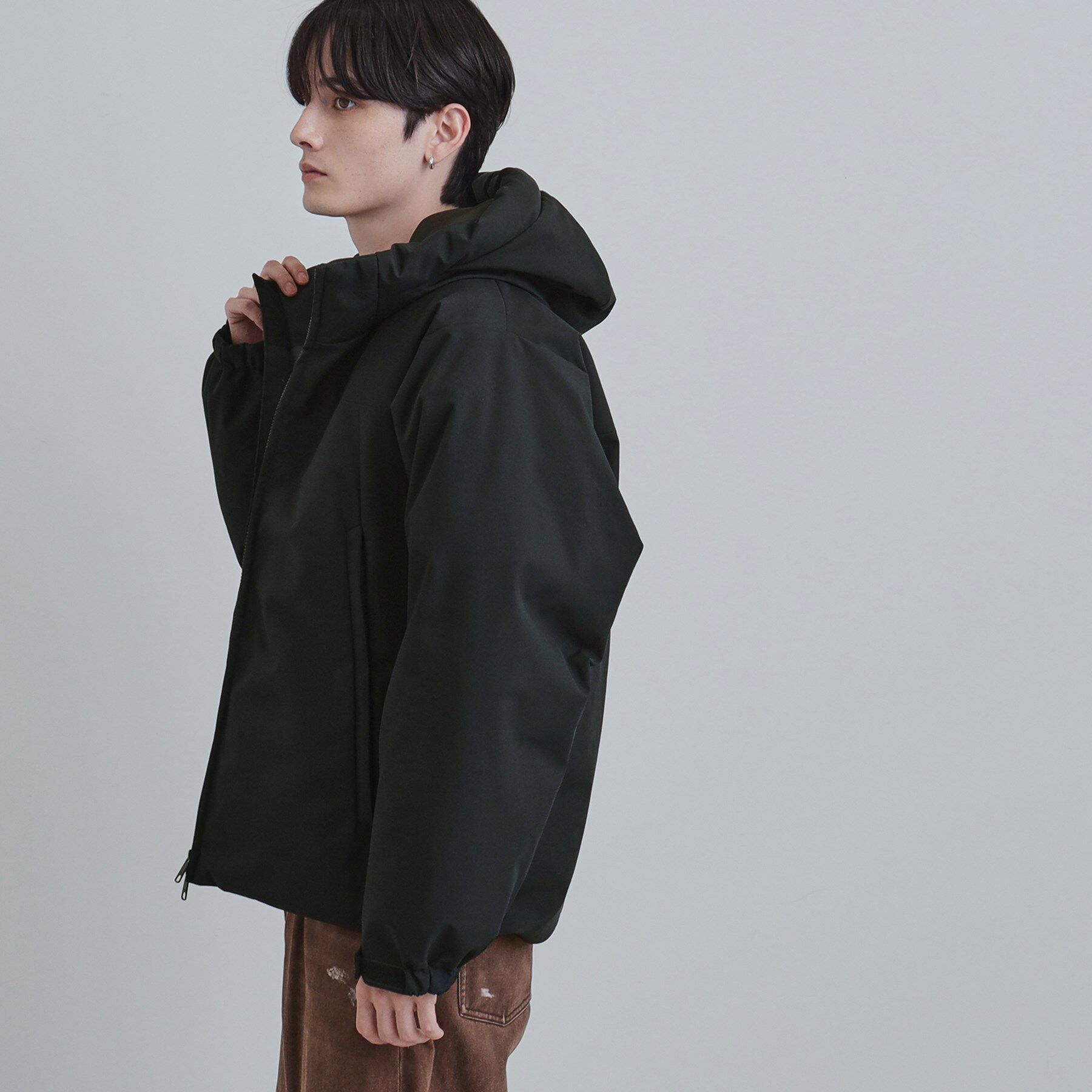 tk.TAKEO KIKUCHI「【撥水】フーデットインシュレーションブルゾン」|ブルゾン・スタジャン|