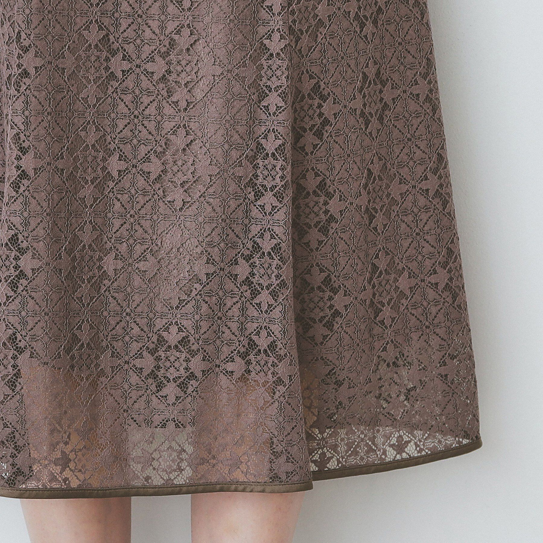 index「ジオメレースフレアスカート/セットアップ対応【洗濯機洗い可】」|スカート|