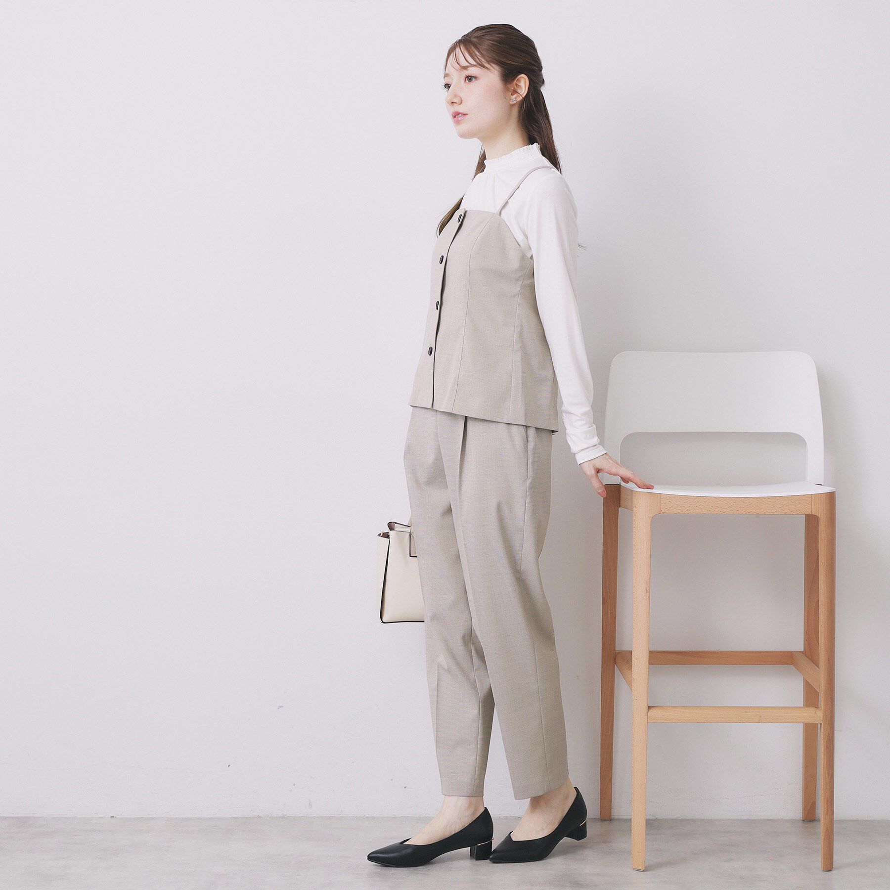 index「ウールライクストレッチテーパードパンツ/セットアップ対応【洗濯機OK】」|その他|