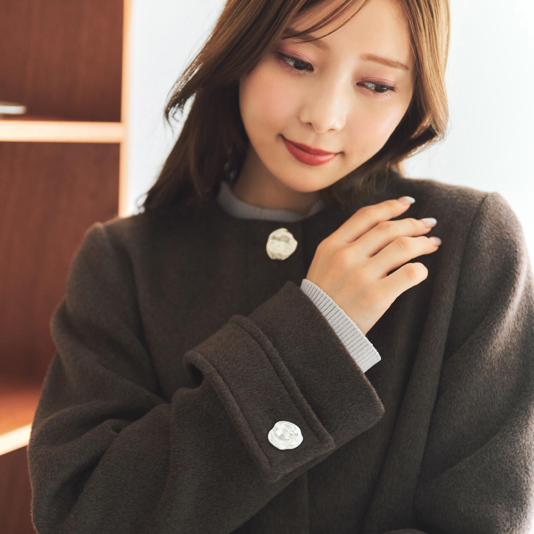 index「ノーカラーショートコート」|ノーカラーコート|