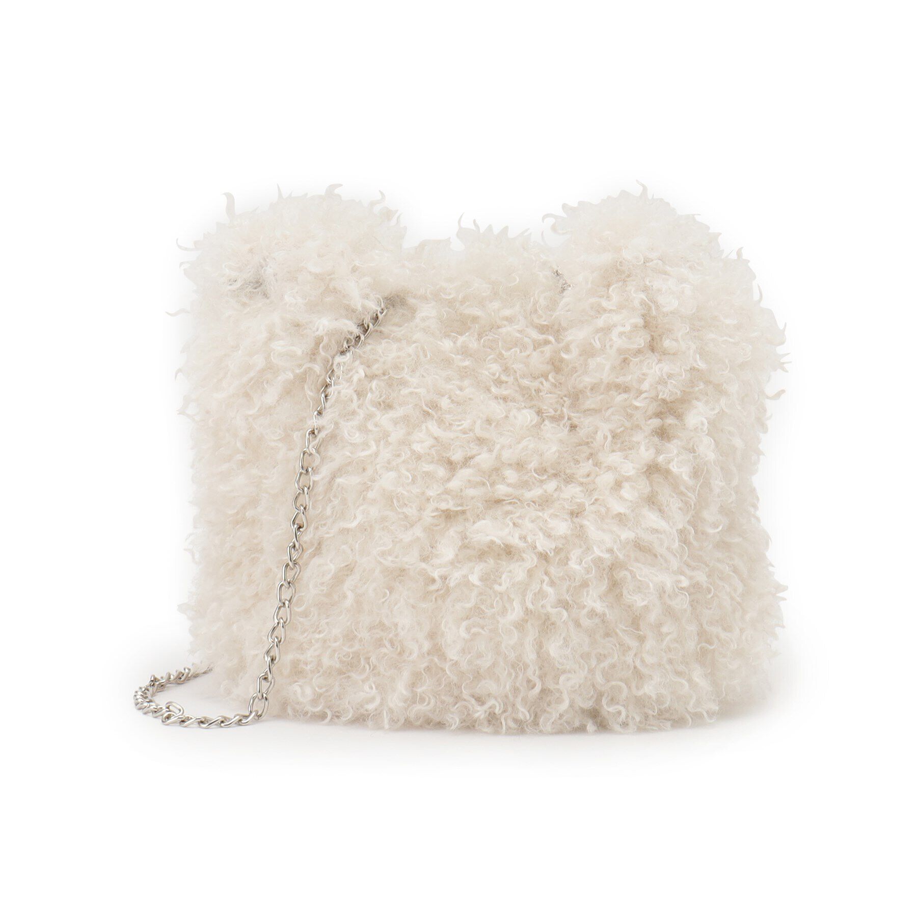 OPAQUE.CLIP「【2WAY】ラム風フェイクファーミニショルダーバッグ」|ショルダー・メッセンジャー|