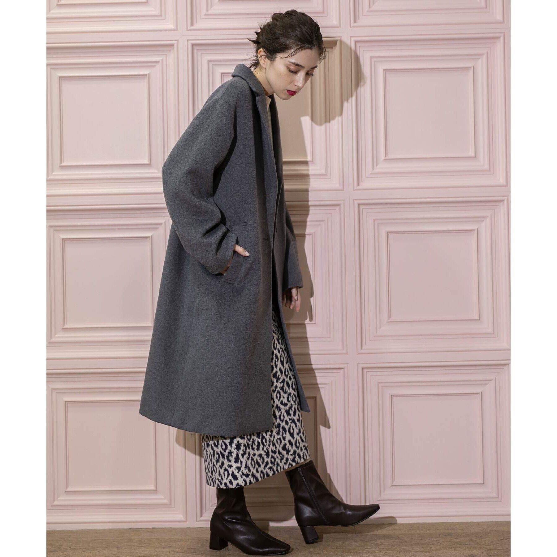 OPAQUE.CLIP「ウールカシミヤブレンド チェスターコート」|チェスターコート|