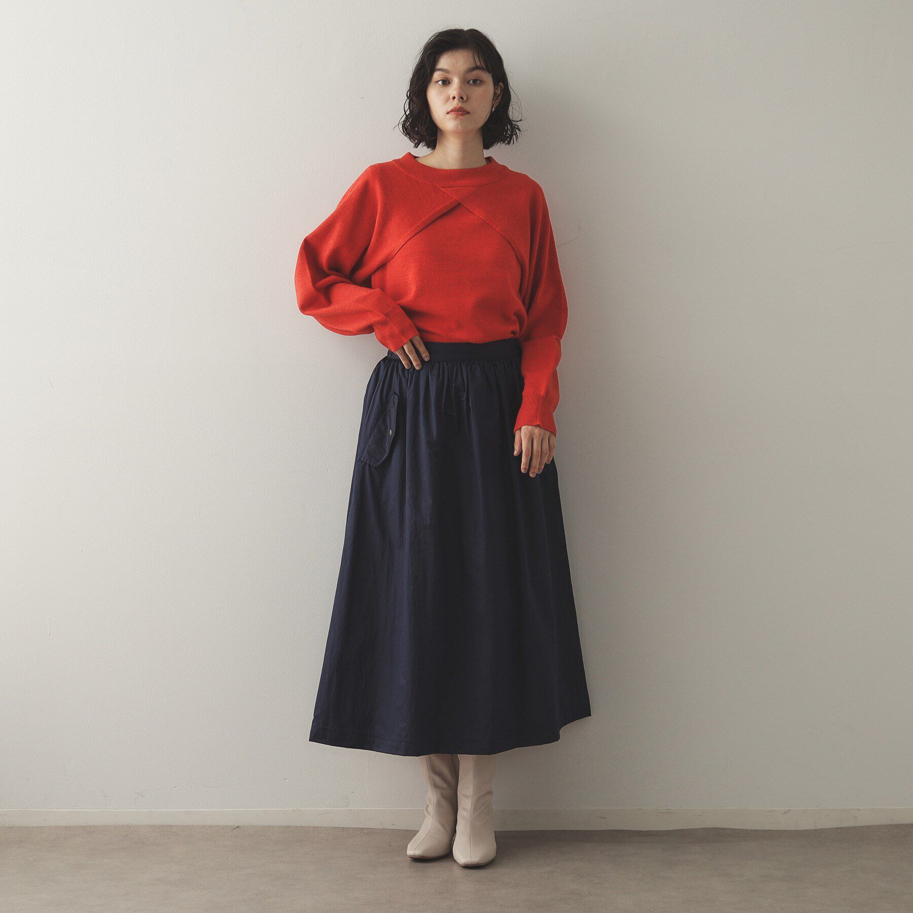 OPAQUE.CLIP「《ツインセット》ボレロ&times;ノースリーブニット【洗濯機洗い可】」|ニット・セーター|