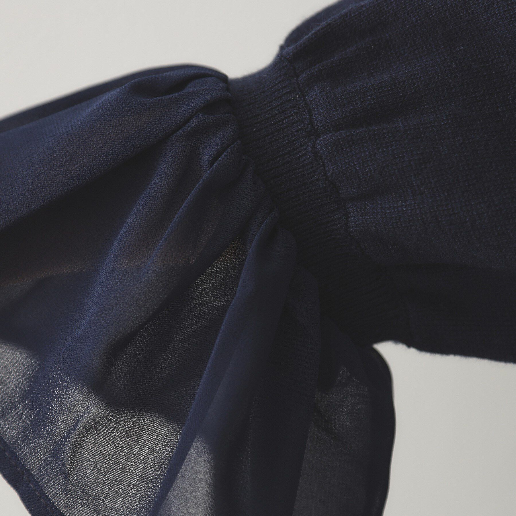 OPAQUE.CLIP「フレアスリーブニットワンピース【洗濯機洗い可】」|ワンピース|