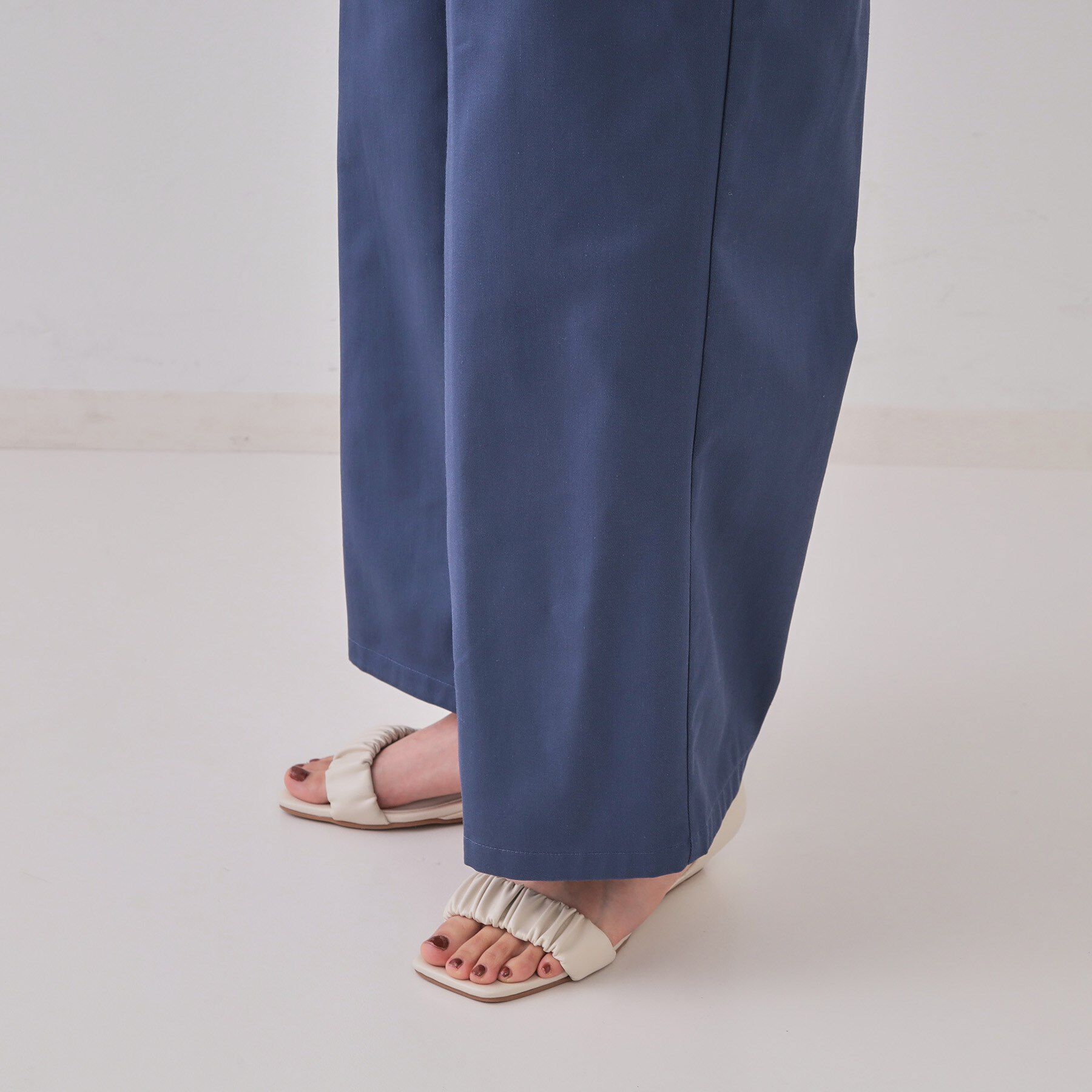 OPAQUE.CLIP「ハイウエストフロントZIPワイドパンツ【洗濯機洗い可】」|その他|