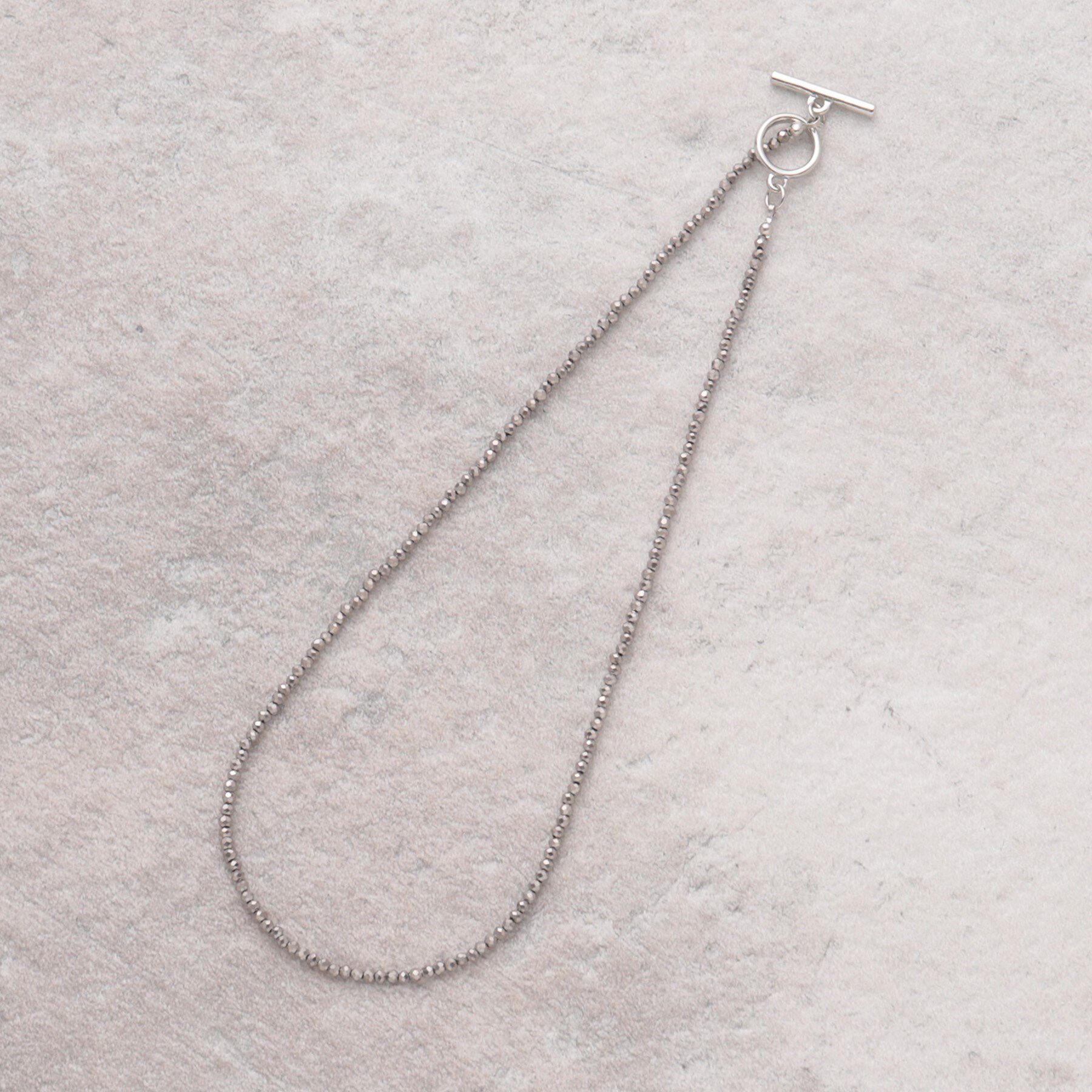 OPAQUE.CLIP「ビーズネックレス」|ネックレス|シルバー(006)