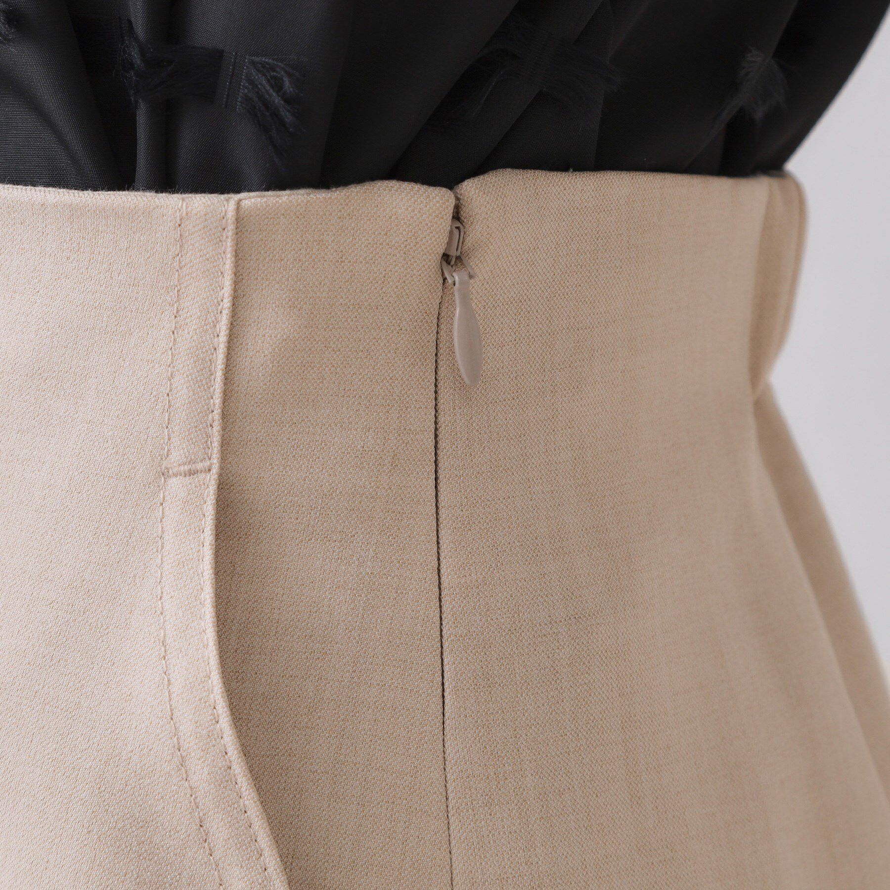 OPAQUE.CLIP「《5色展開/S-LLサイズ》リネンライクストレッチタイトスカート【洗濯機洗い可】」|スカート|