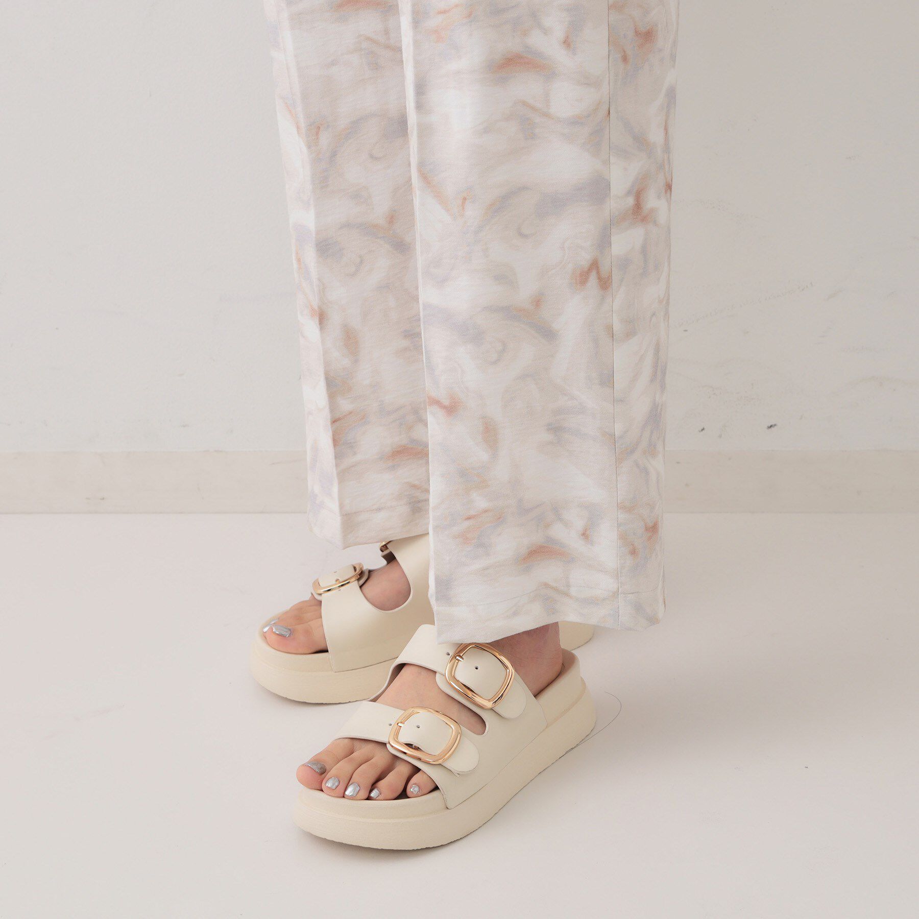 OPAQUE.CLIP「ぼかしアート柄イージーパンツ【洗濯機洗い可】」|その他|