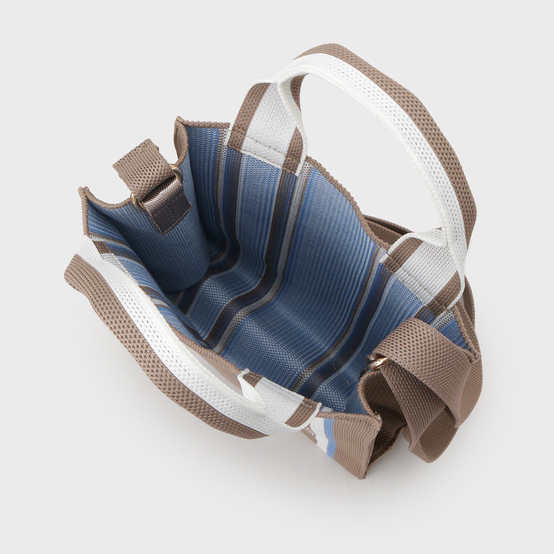 OPAQUE.CLIP「【2WAY】ラインハンドルスクエアニットミニショルダーバッグ」|ショルダー・メッセンジャー|